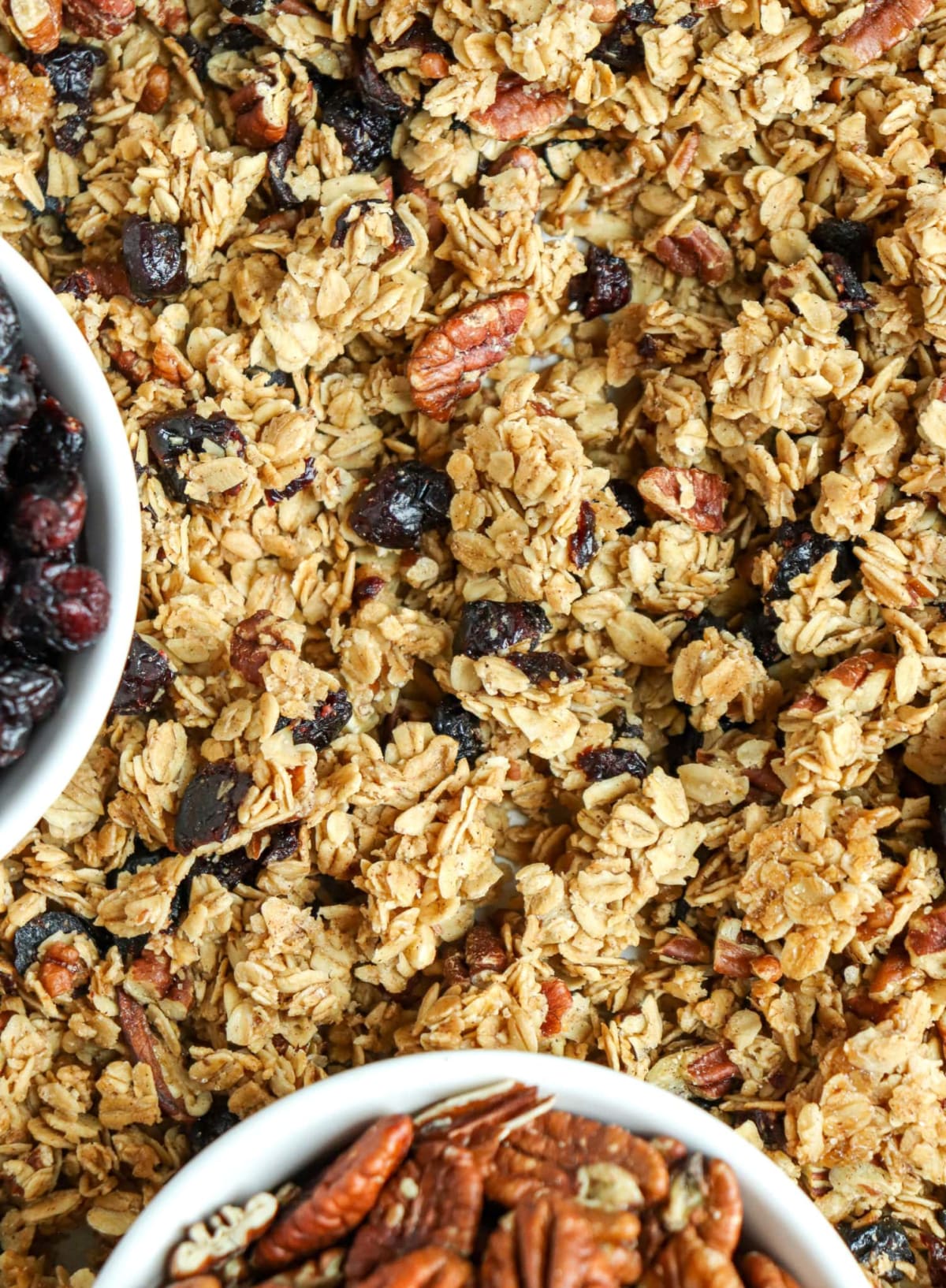 Cinnamon Cranberry Pecan Granola