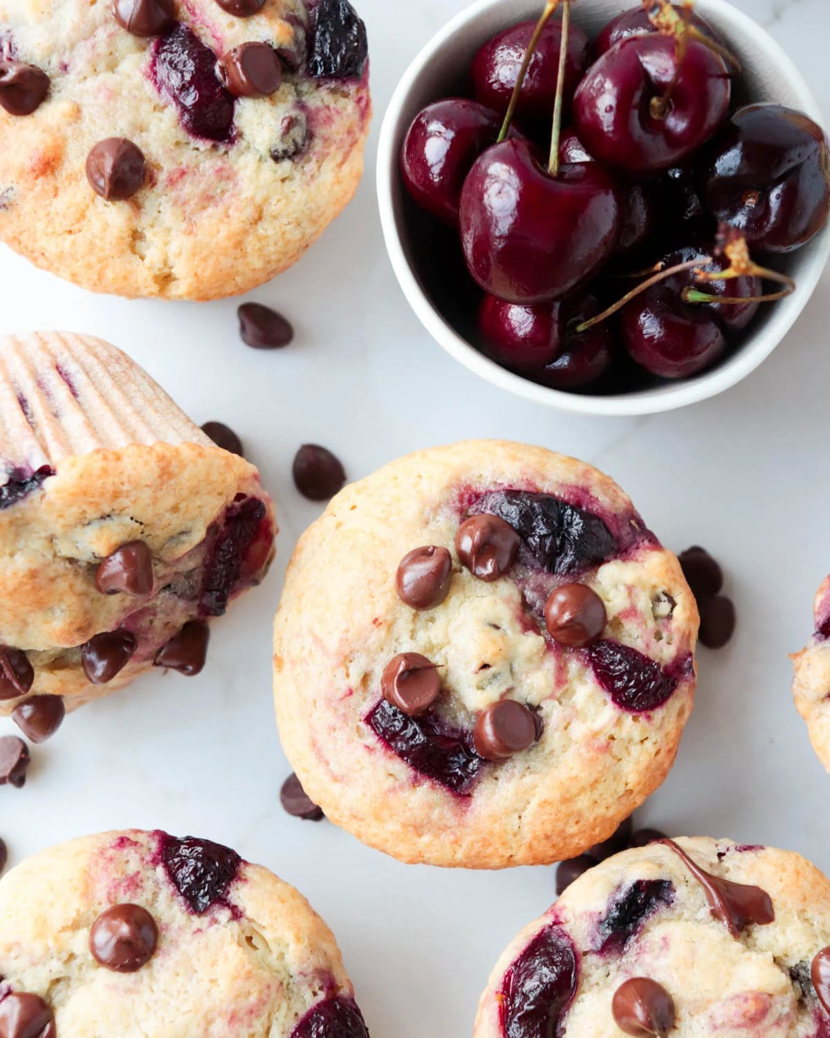 Chocolate Cherry Muffins