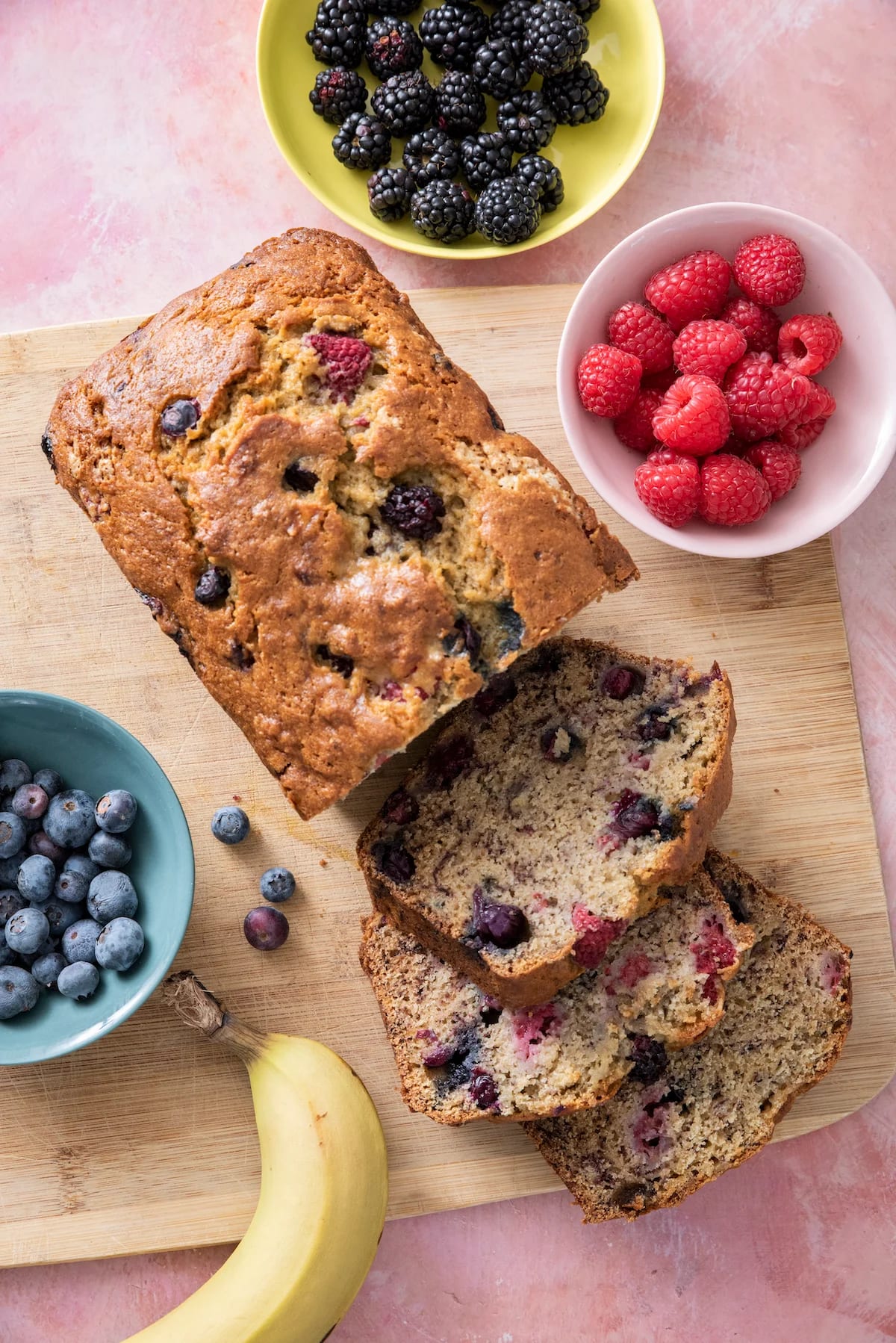Banana Berry Bread