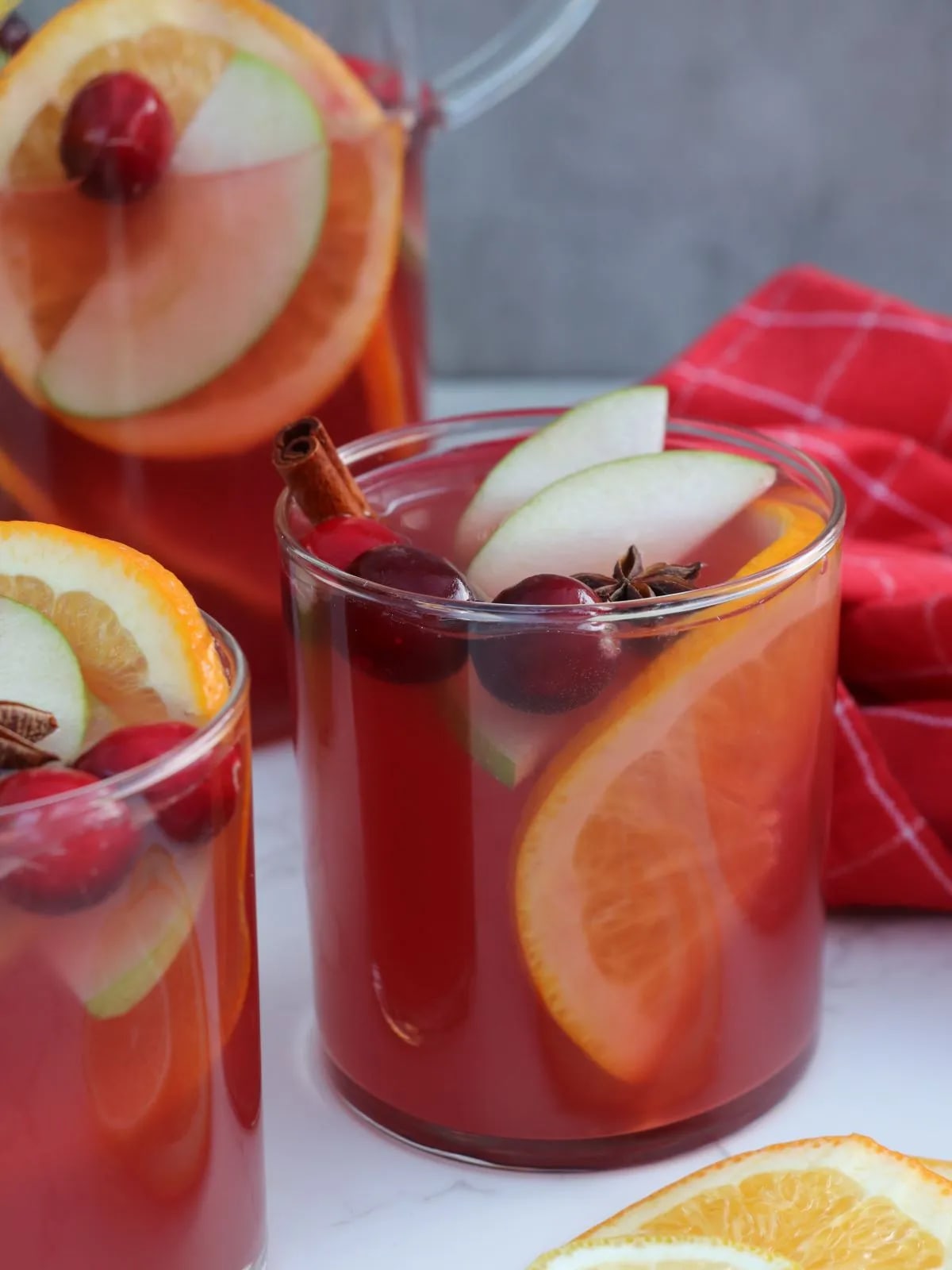 Winter White Sangria (Festive and Light)