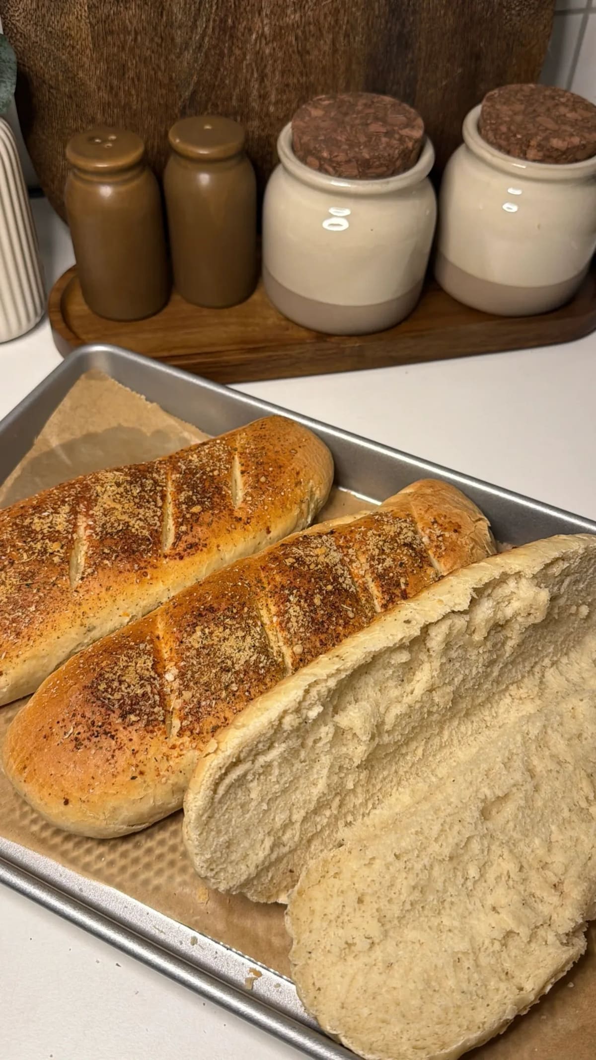  Italian Herbs and Parmesan Subway-Style Sandwich Bread