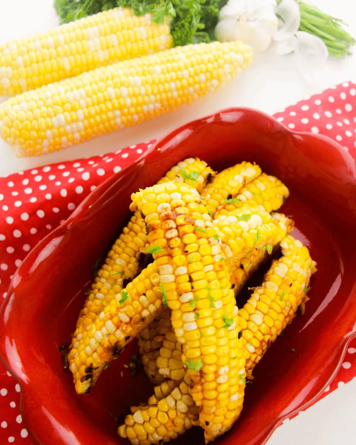 Corn Ribs with Garlic Butter