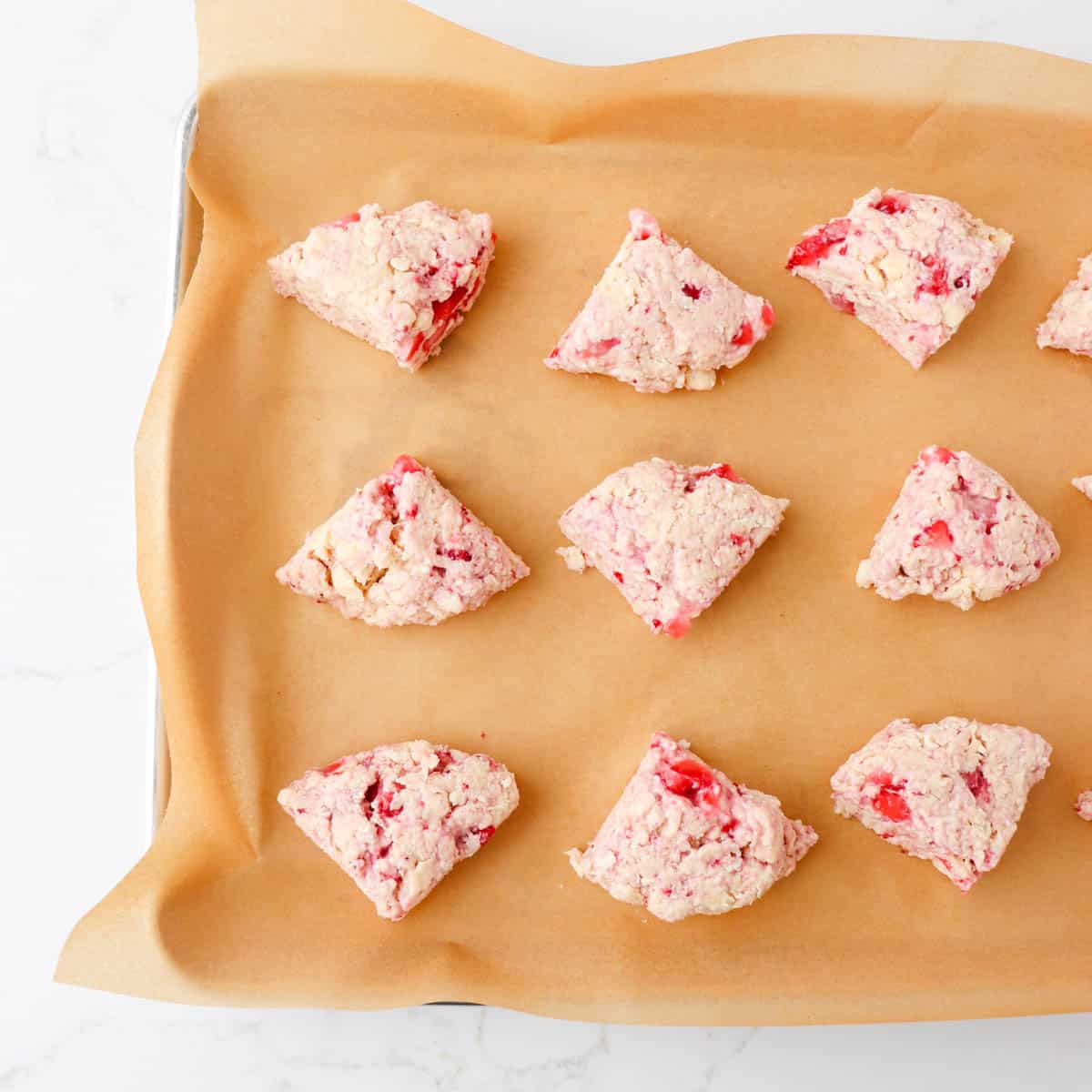 Strawberries & Cream Scones