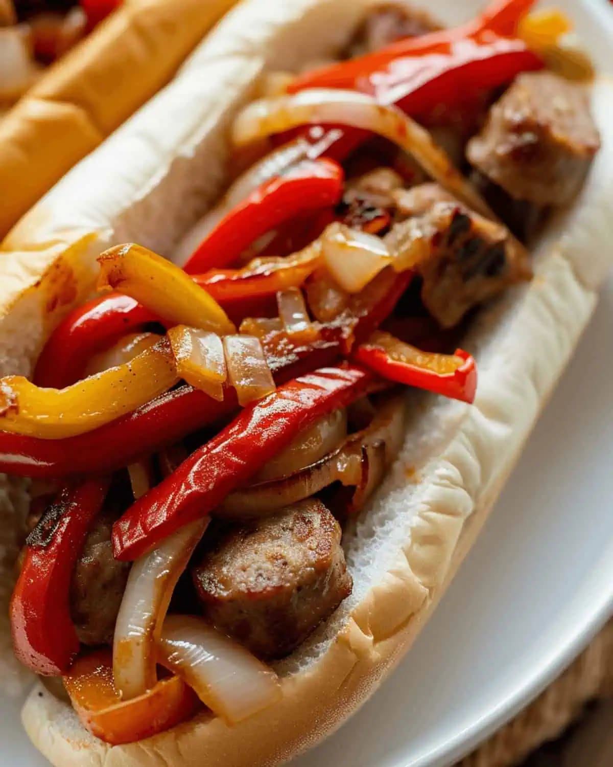 Baked Sausage and Peppers