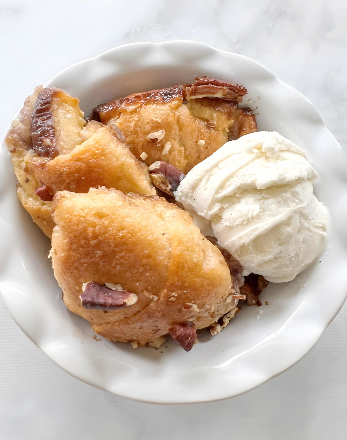 Peach Dumplings with Crescent Rolls