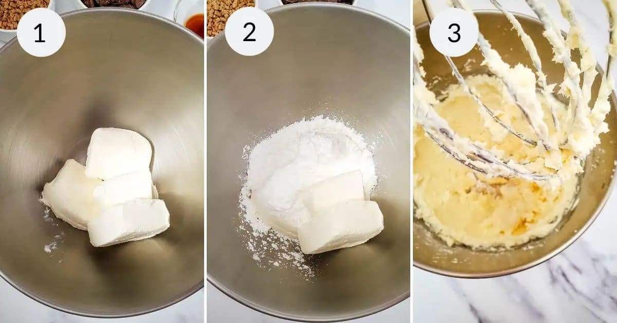 Toffee Cheesecake Bites