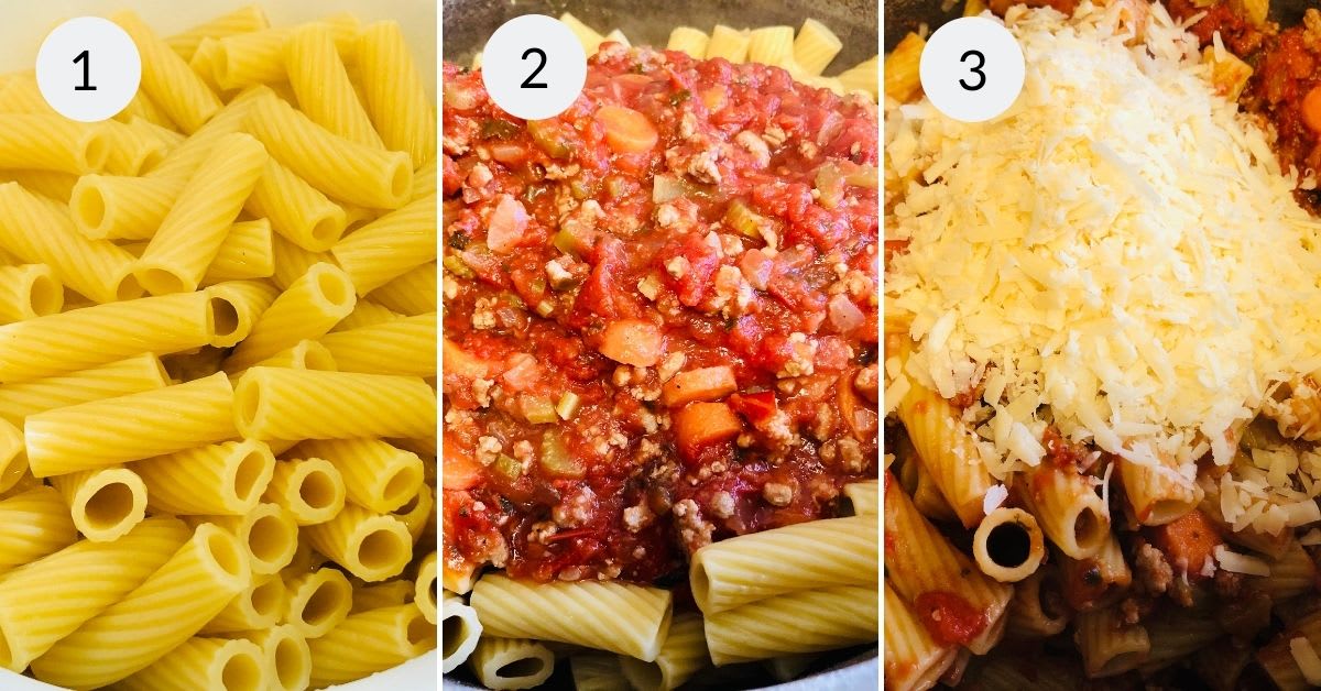 Pasta Bolognese Bake