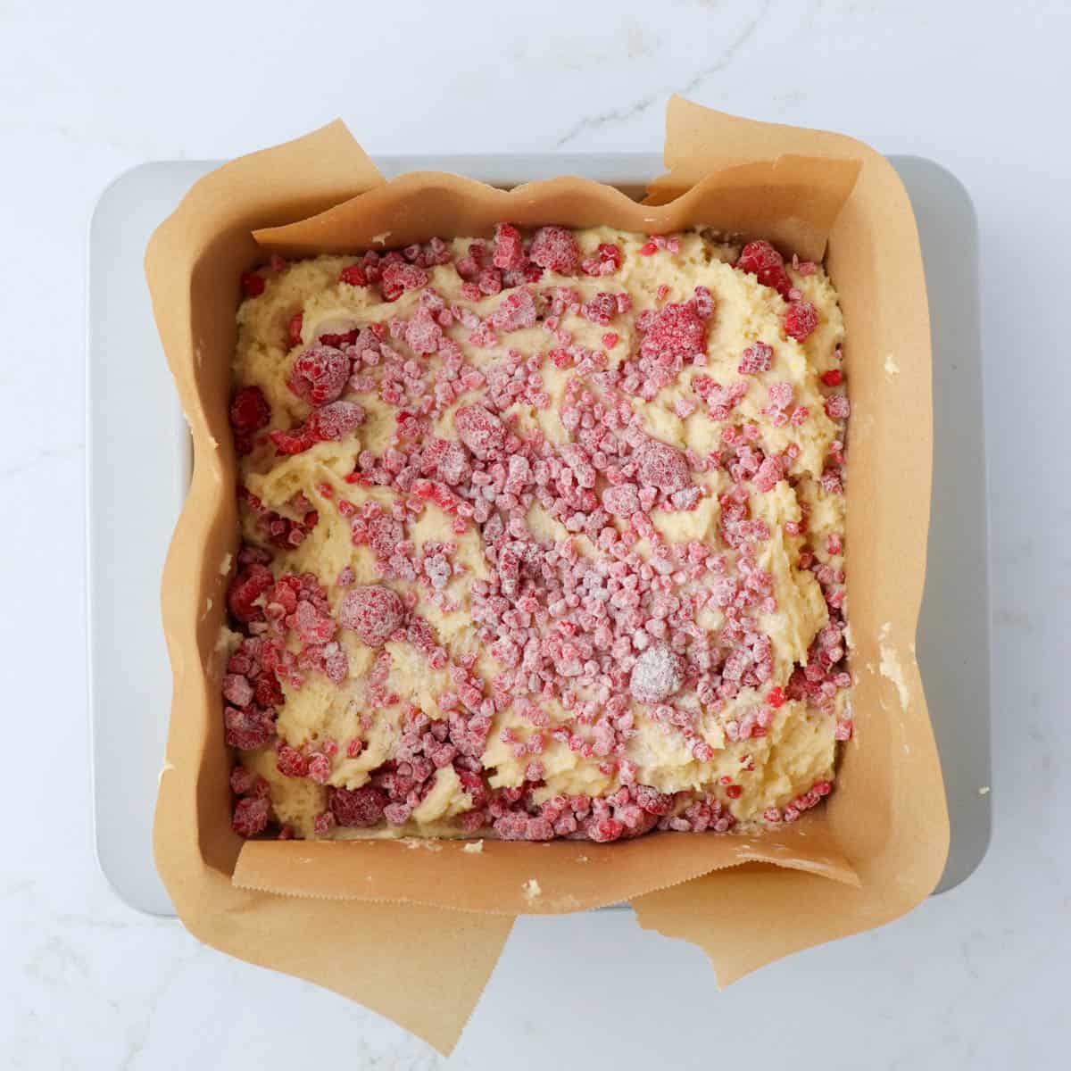 Raspberry Lemon Coffee Cake