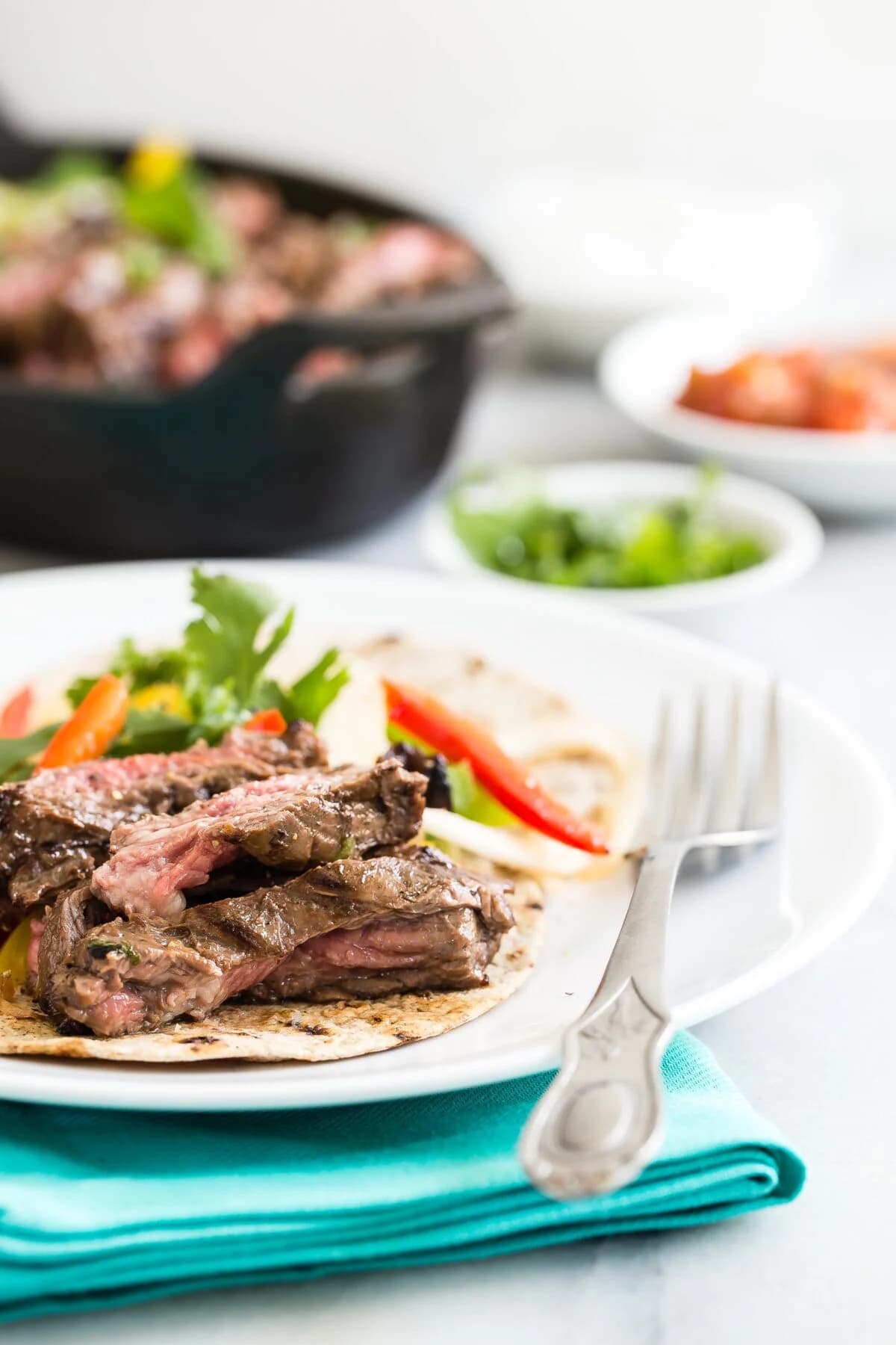 Skirt Steak Fajitas