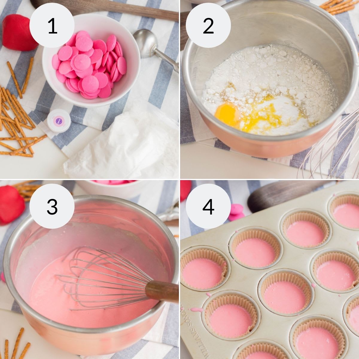 Cupid’s Bow Cupcakes