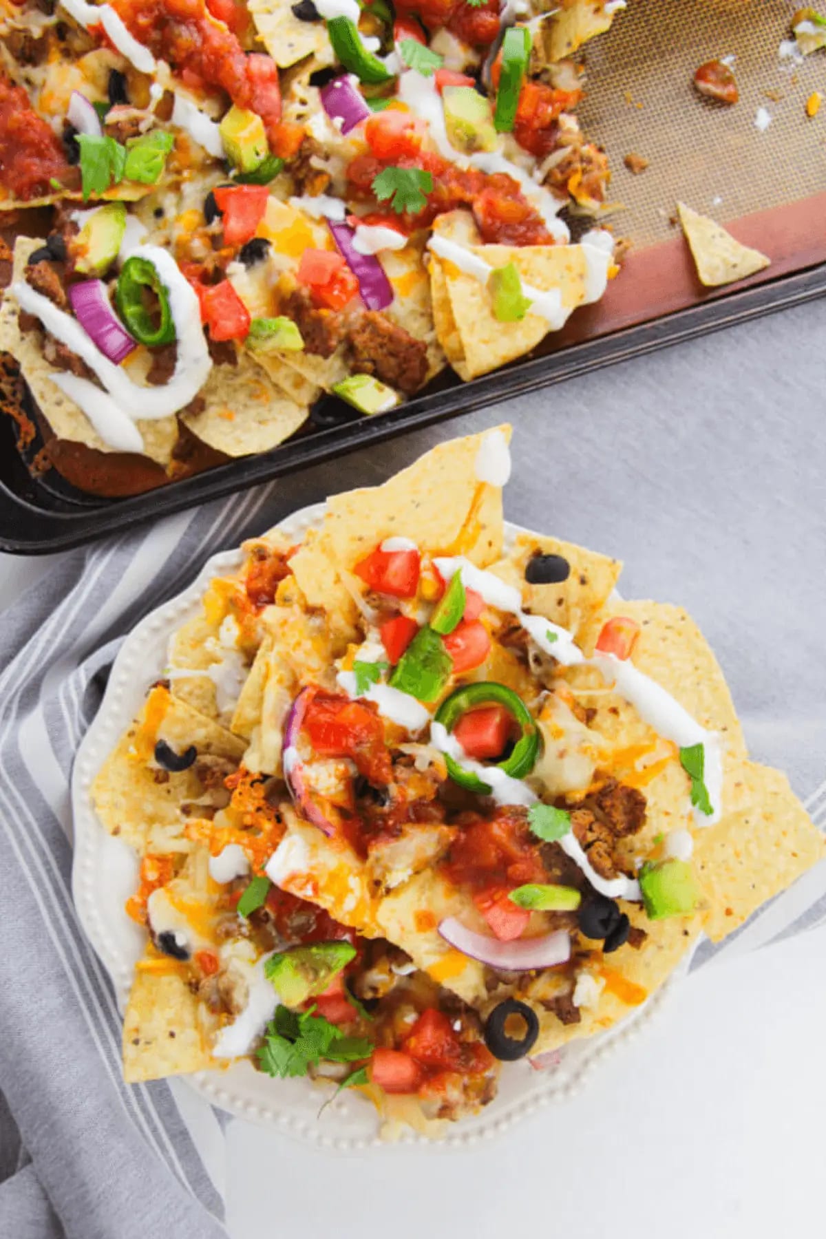 Sheet Pan Loaded Nachos