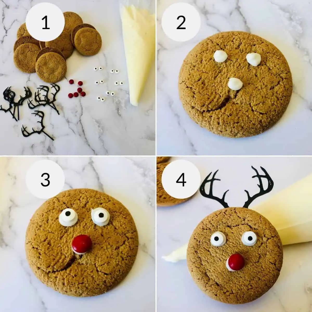 Gingerbread Reindeer Cookies