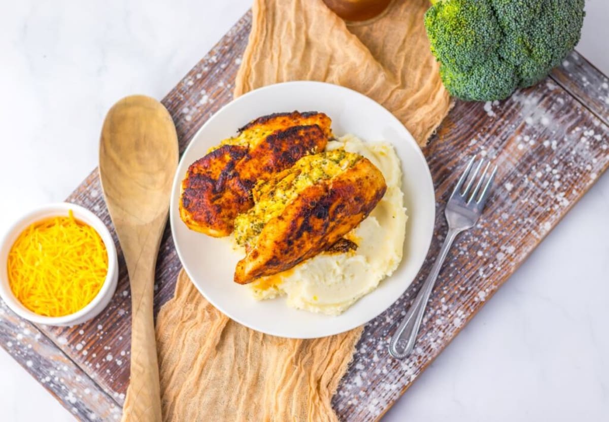 Broccoli and Cheese Stuffed Chicken