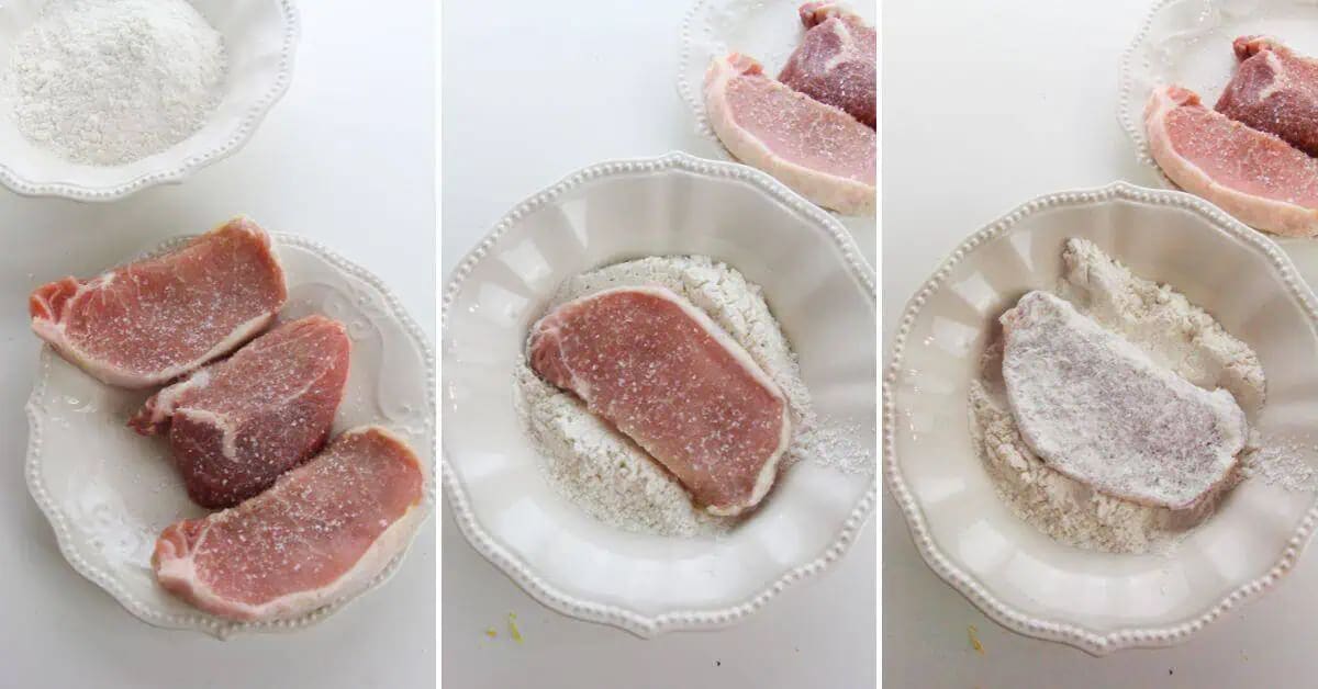 Pan Fried Boneless Pork Chops