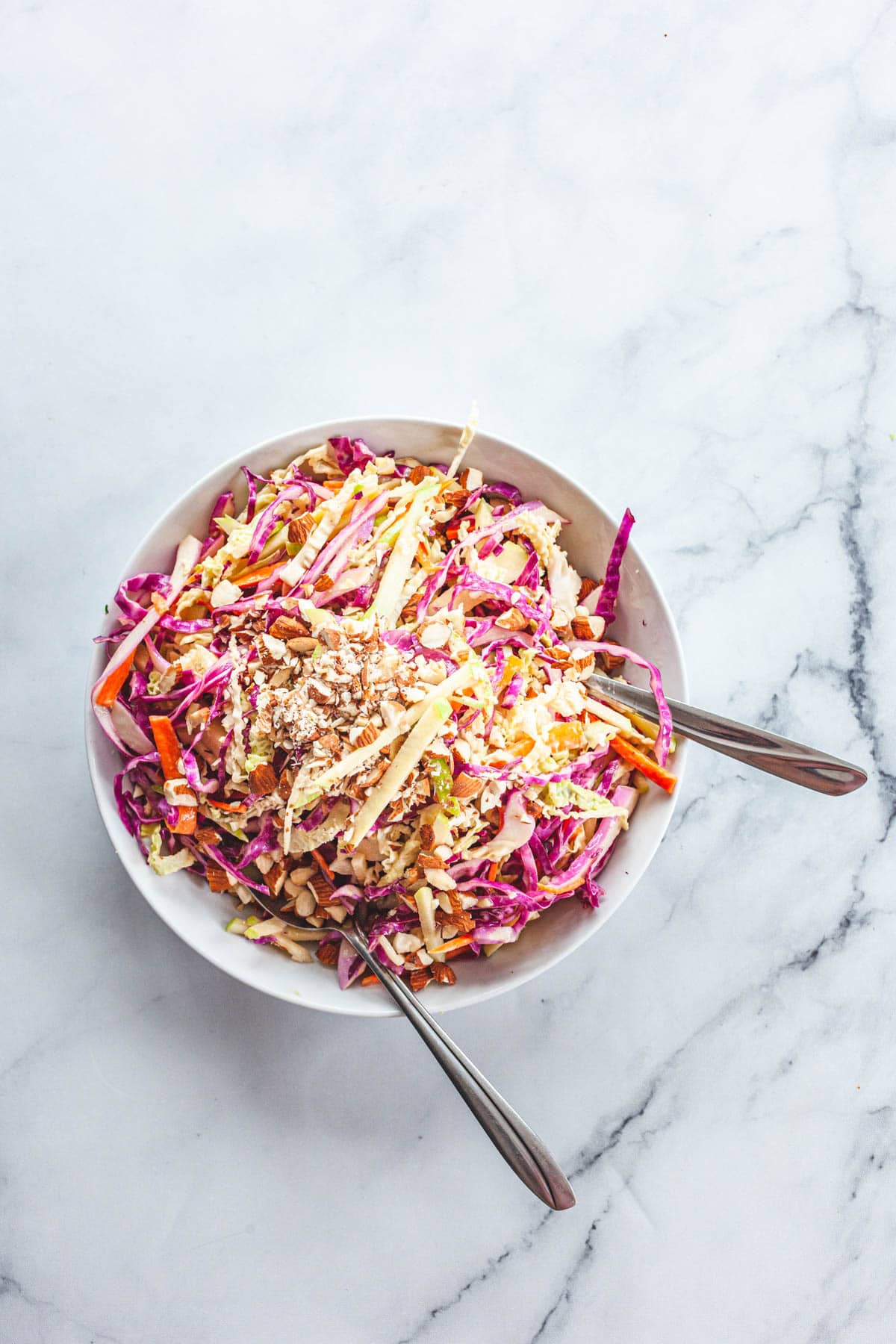 Coleslaw with Apples and Nuts