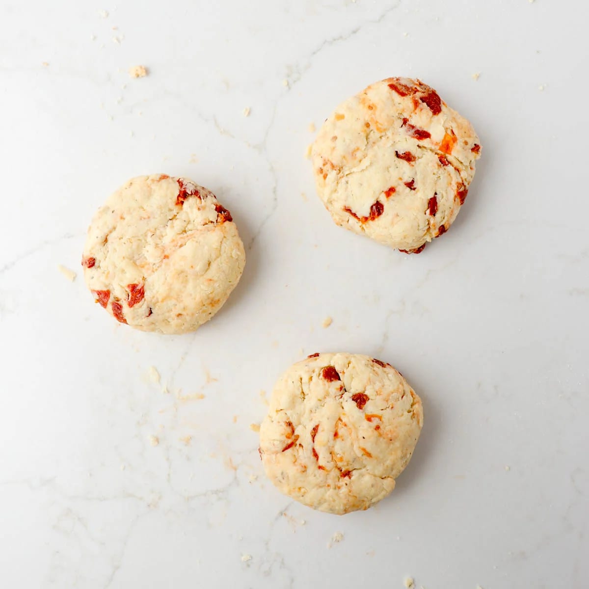 Smoked Cheddar Sun-Dried Tomato Scones