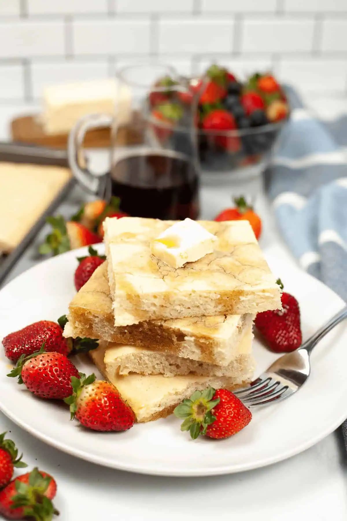 Sheet Pan Pancakes from Mix