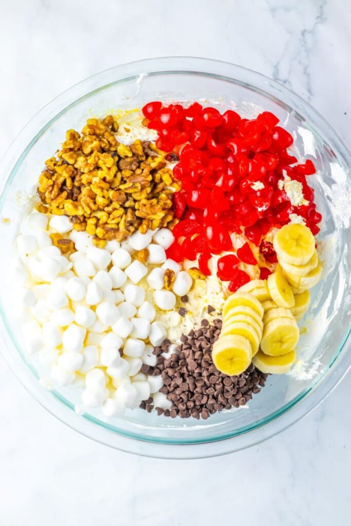 Banana Split Fluff Salad