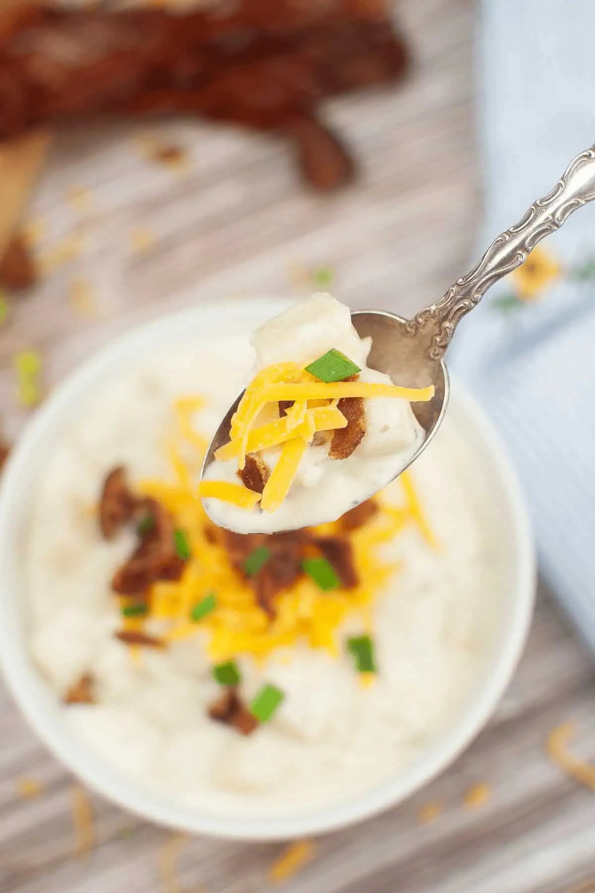 Easy Crock Pot Potato Soup