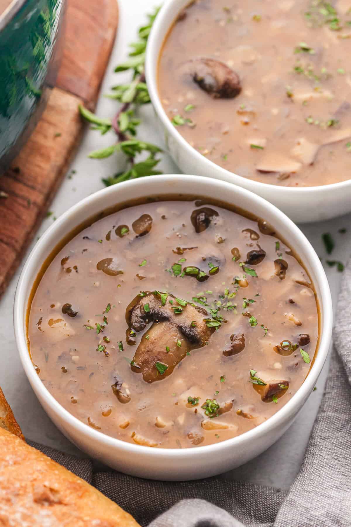 Dairy-Free Cream of Mushroom Soup Recipe