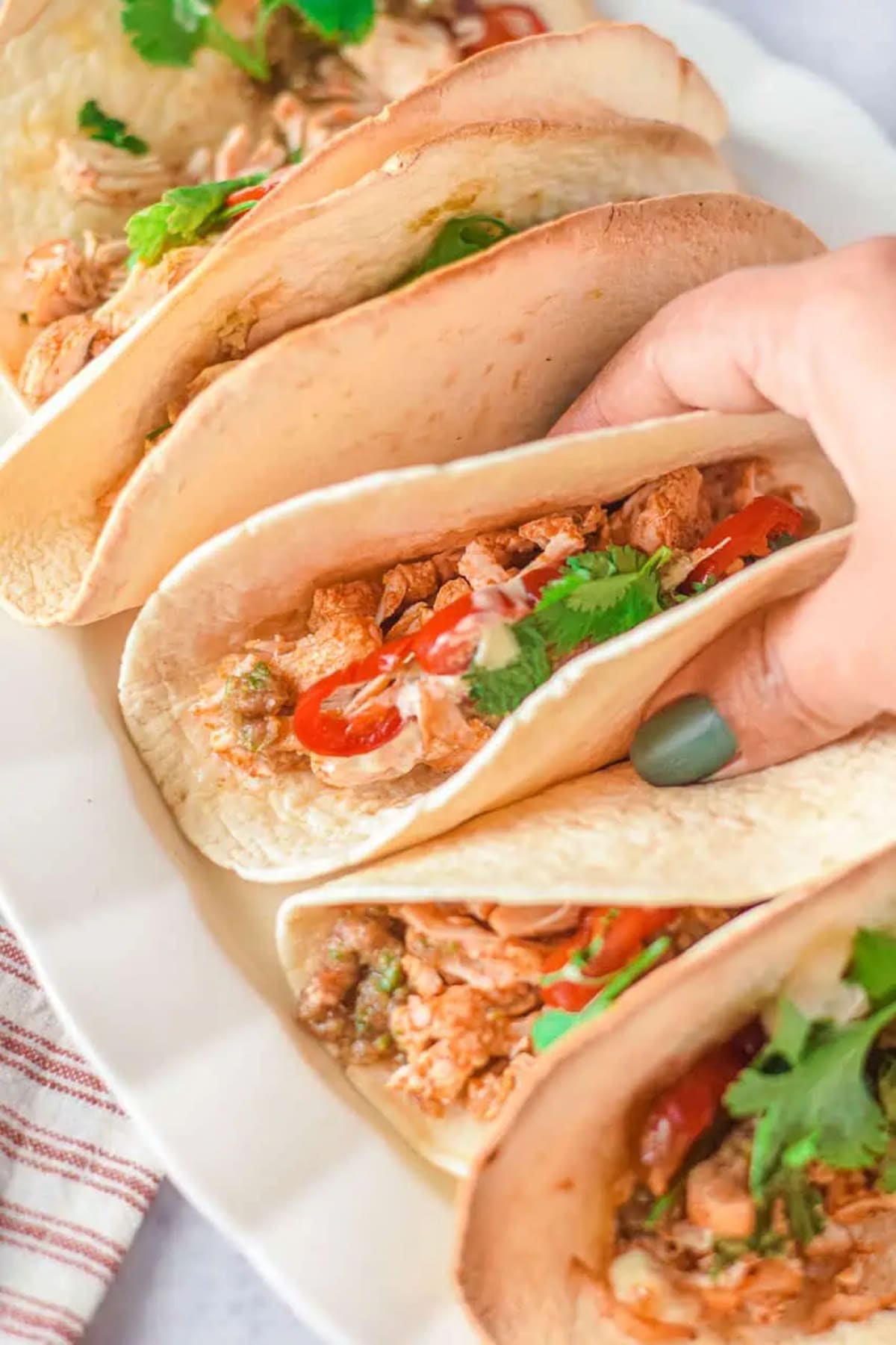 Instant Pot Chicken Tacos