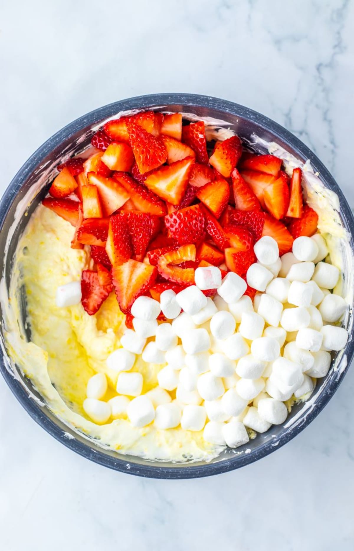 Strawberry Shortcake Fluff Salad