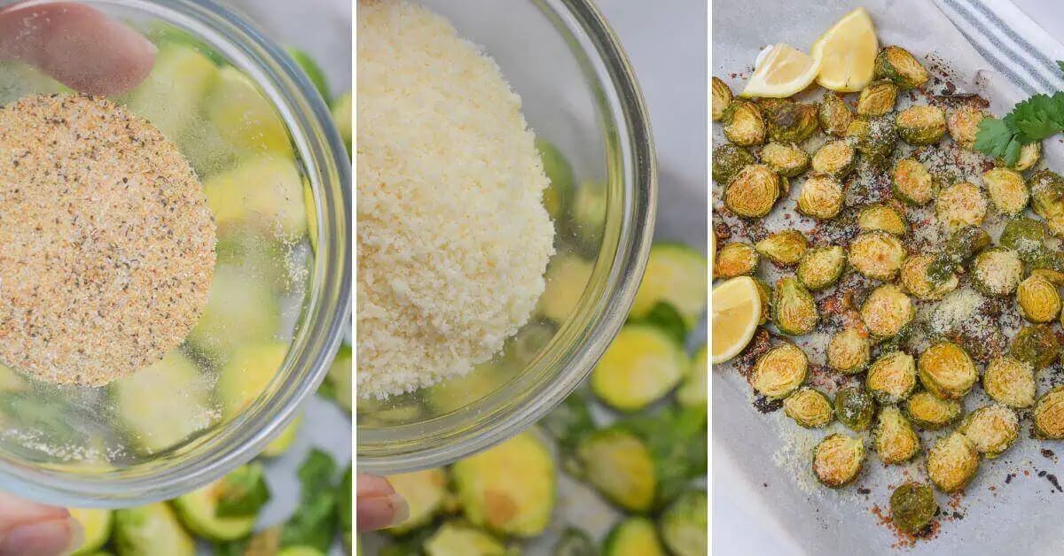 Parmesan Crusted Brussels Sprouts