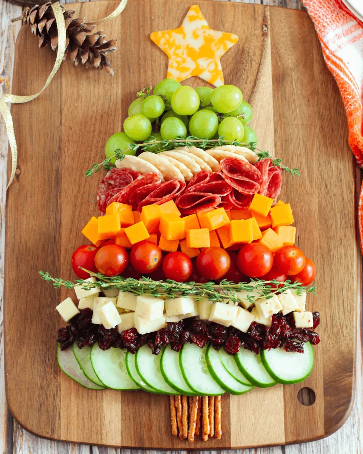 Christmas Tree Charcuterie Board