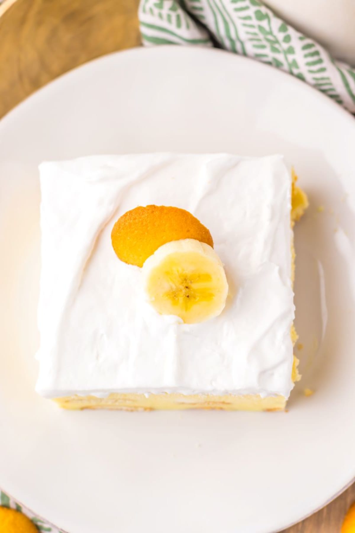 No-Bake Banana Pudding Cake