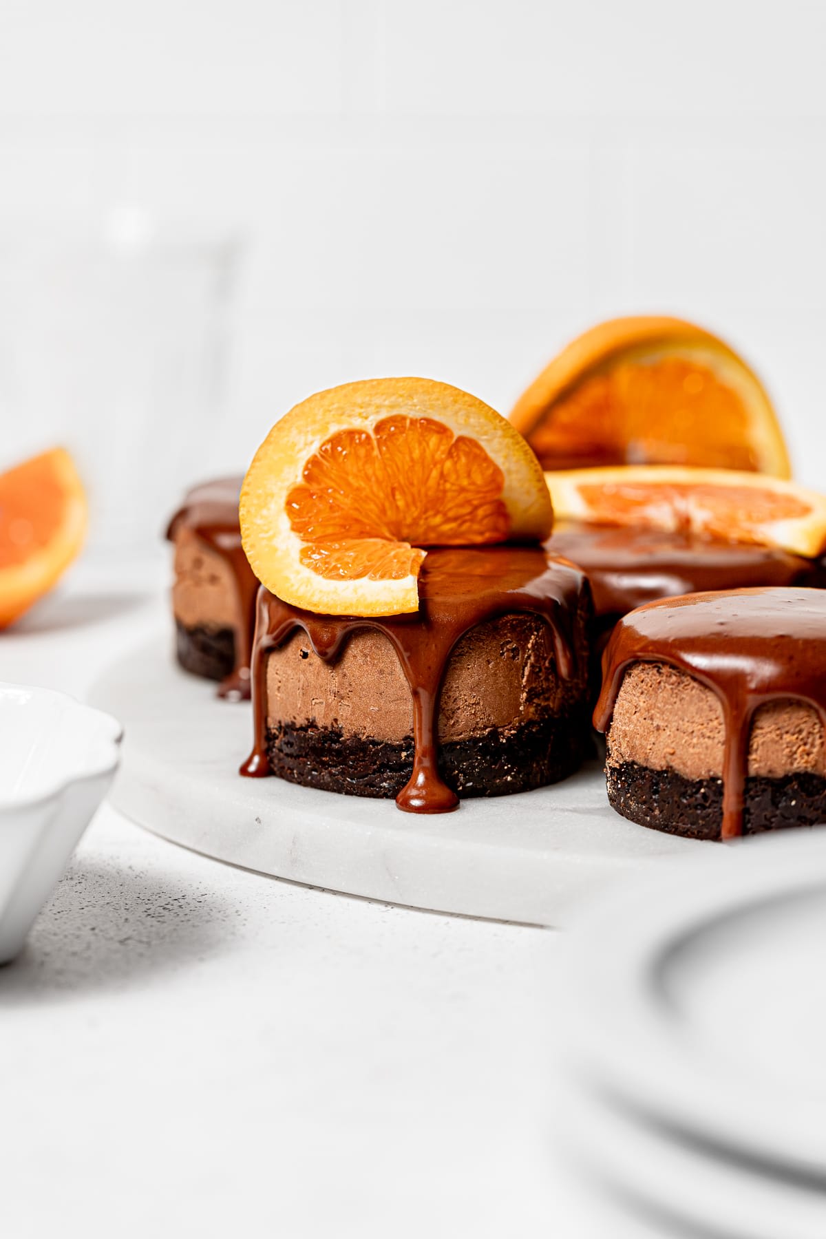 Mini Chocolate Orange Cheesecakes