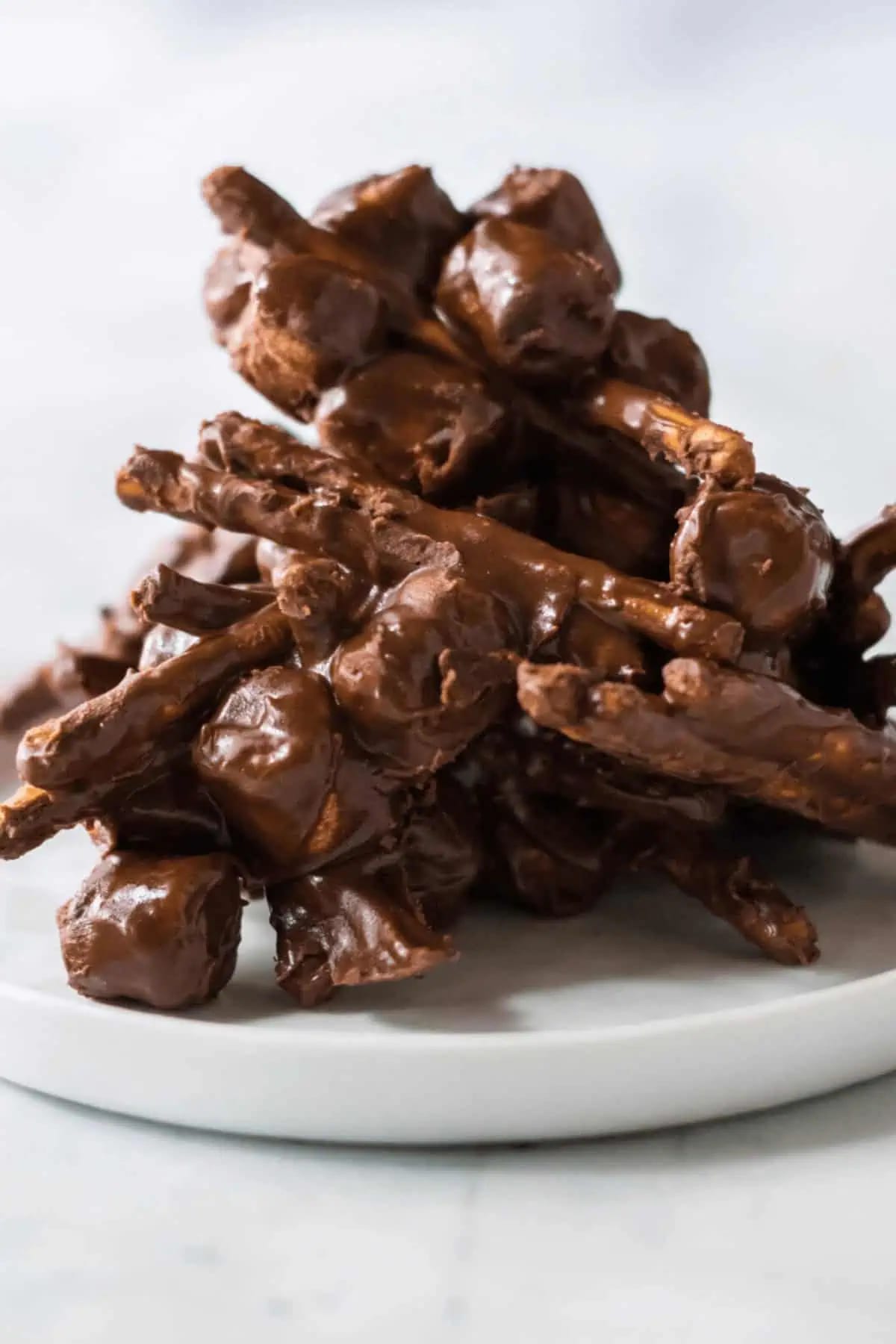 Peanut Butter Chocolate Haystacks