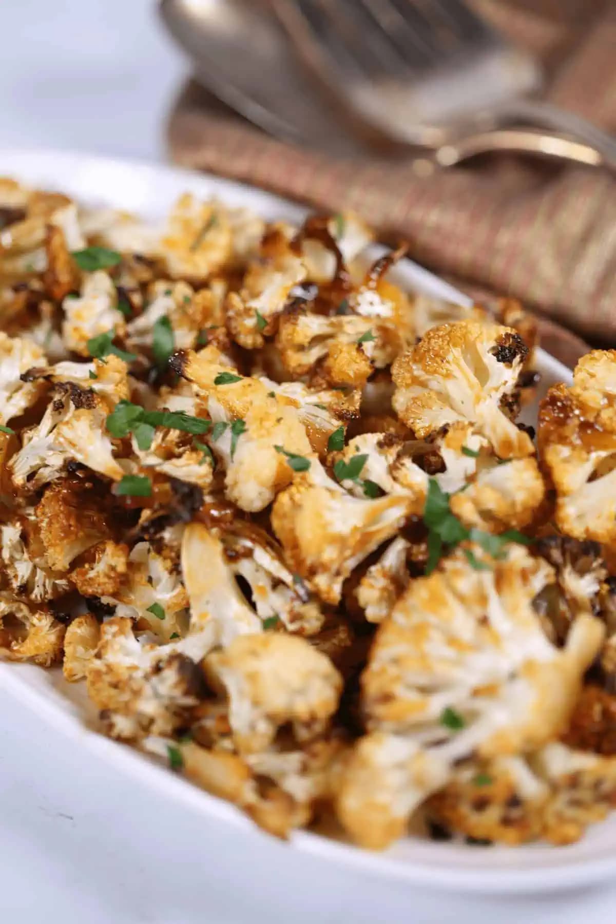 Roasted Spicy Cauliflower