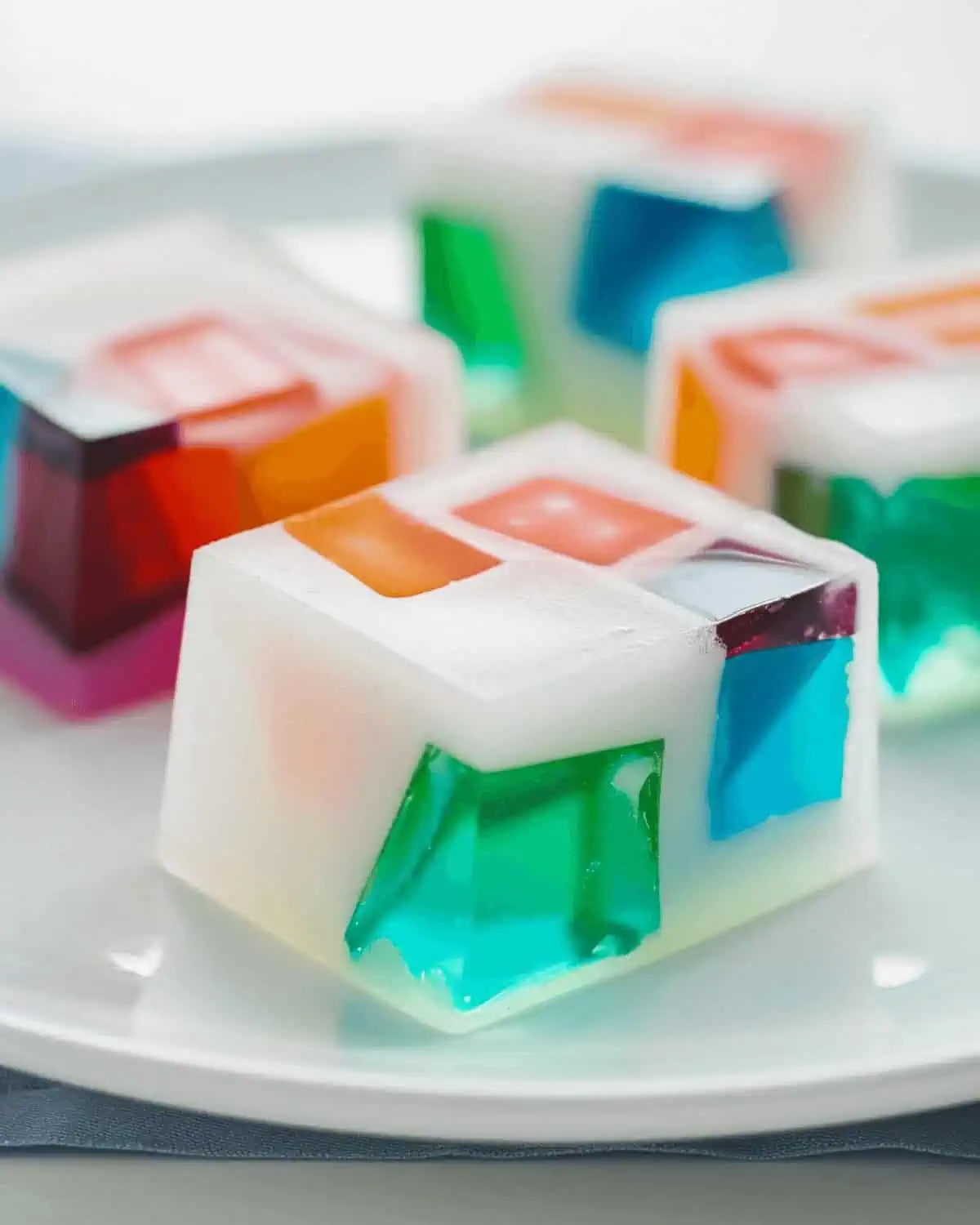 Mosaic Jello (Milk Jello)