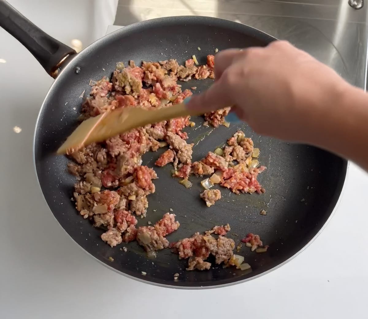 Creamy Sausage Pasta with Burrata