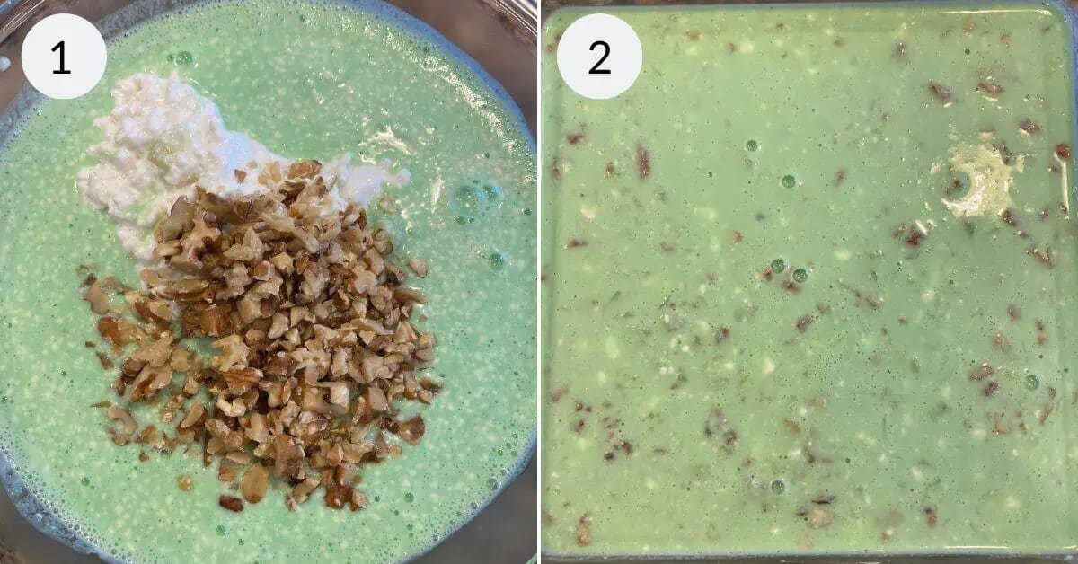 Vintage Lime Cottage Cheese Jello Salad