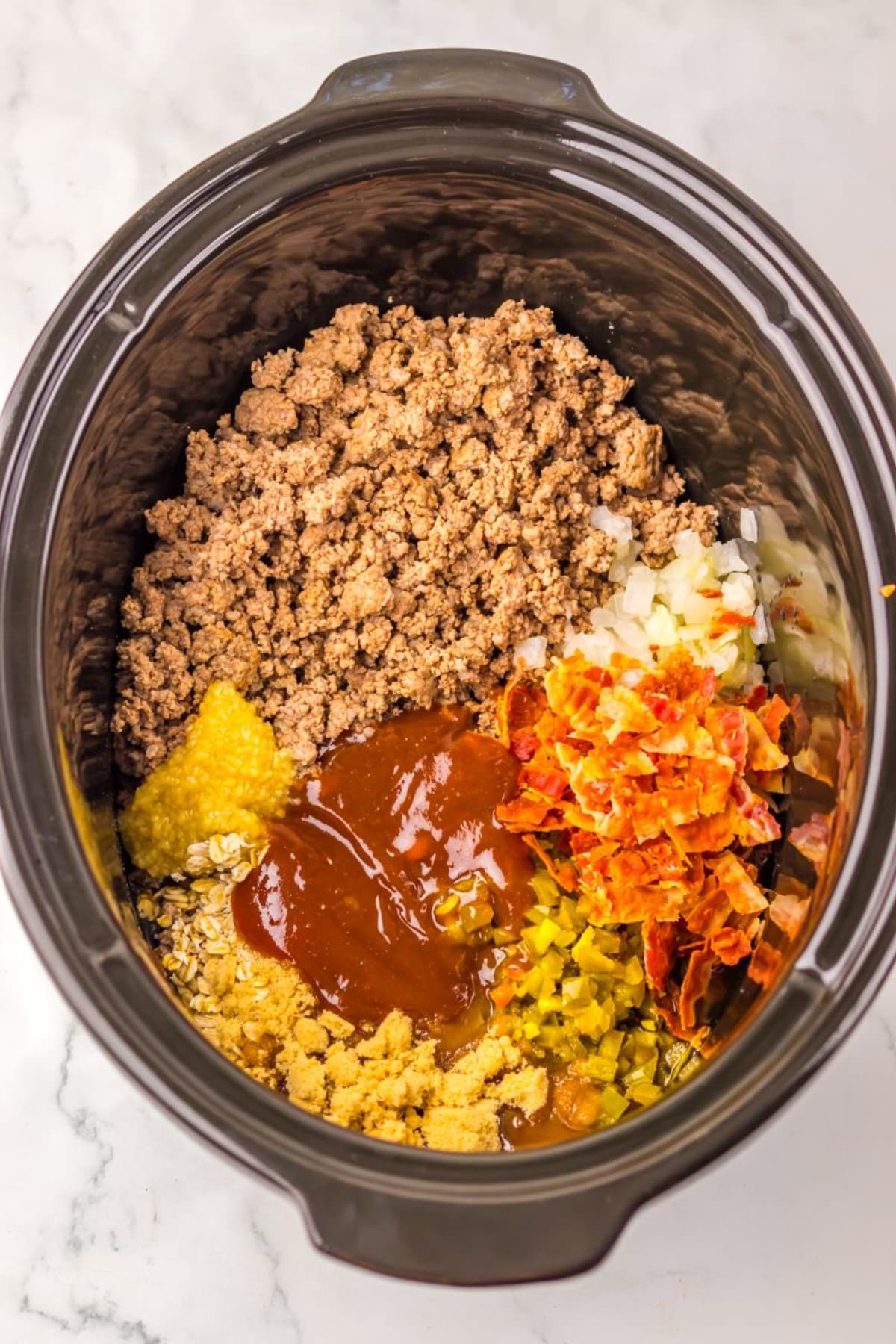 Slow Cooker Cowboy Sloppy Joes