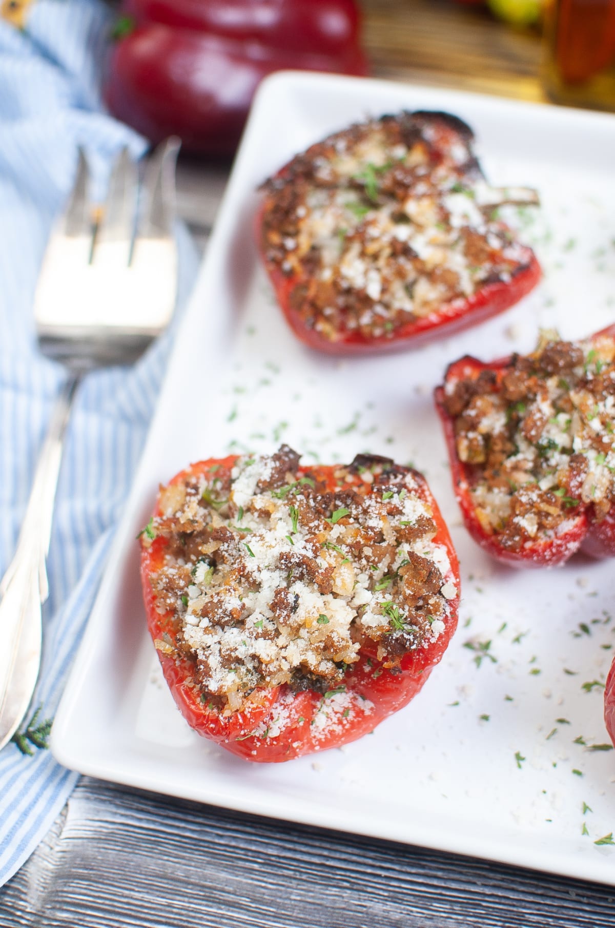 Air Fryer Stuffed Peppers