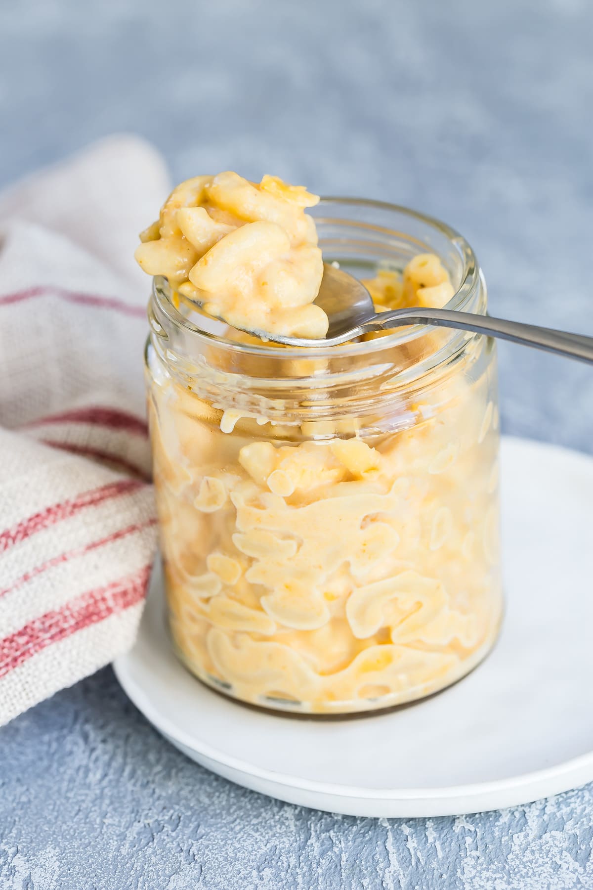 Pumpkin Mac and Cheese in a Mug