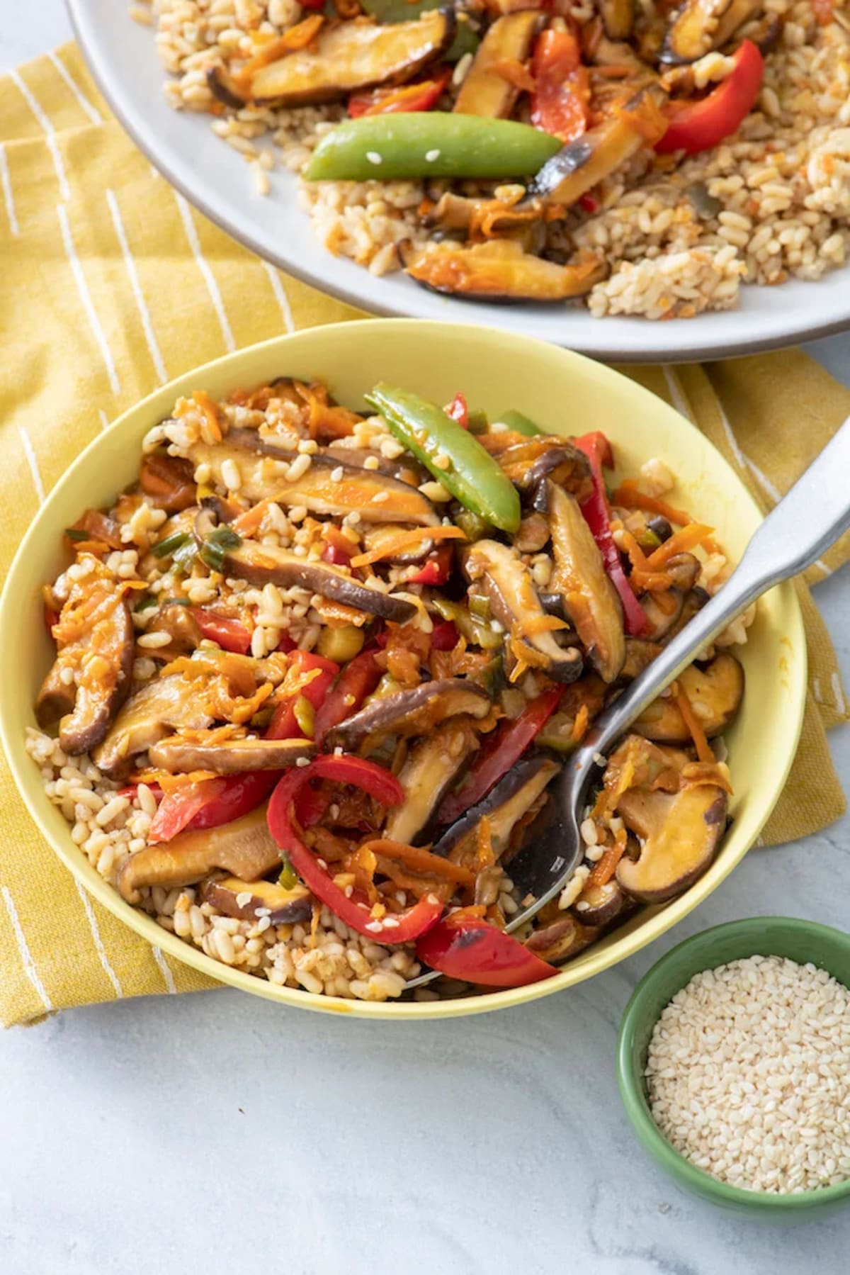 Shiitake Veggie Stir Fry