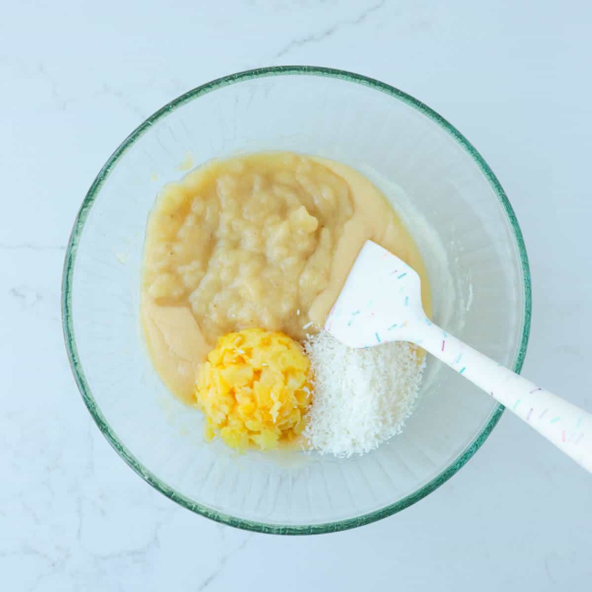 Pineapple Coconut Banana Muffins