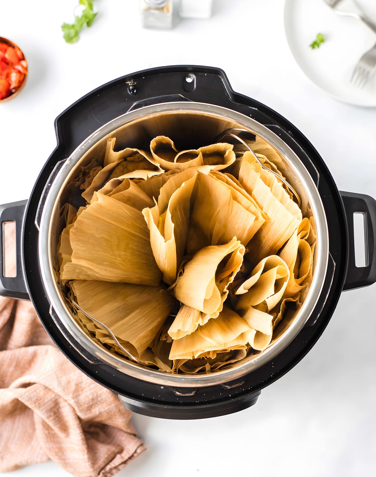 Instant Pot Tamales without Lard