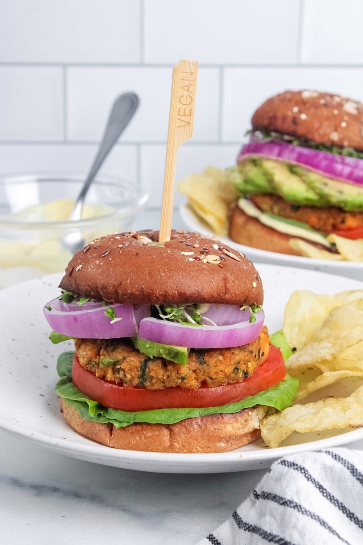 California-Style Veggie Burgers