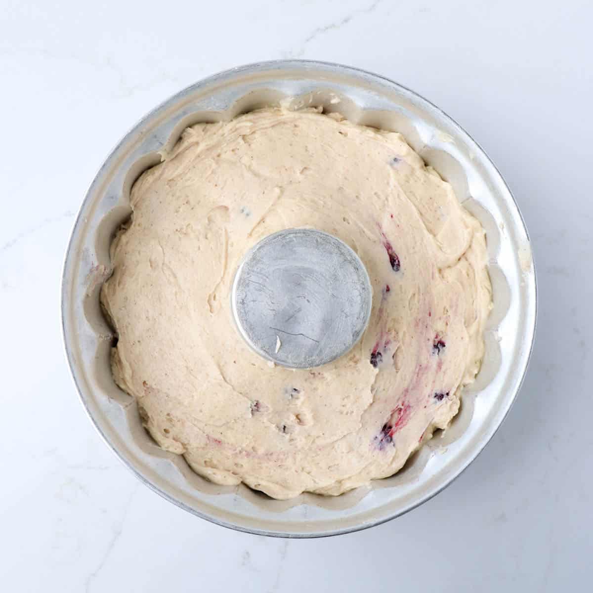 Spiced Blackberry Bundt Cake