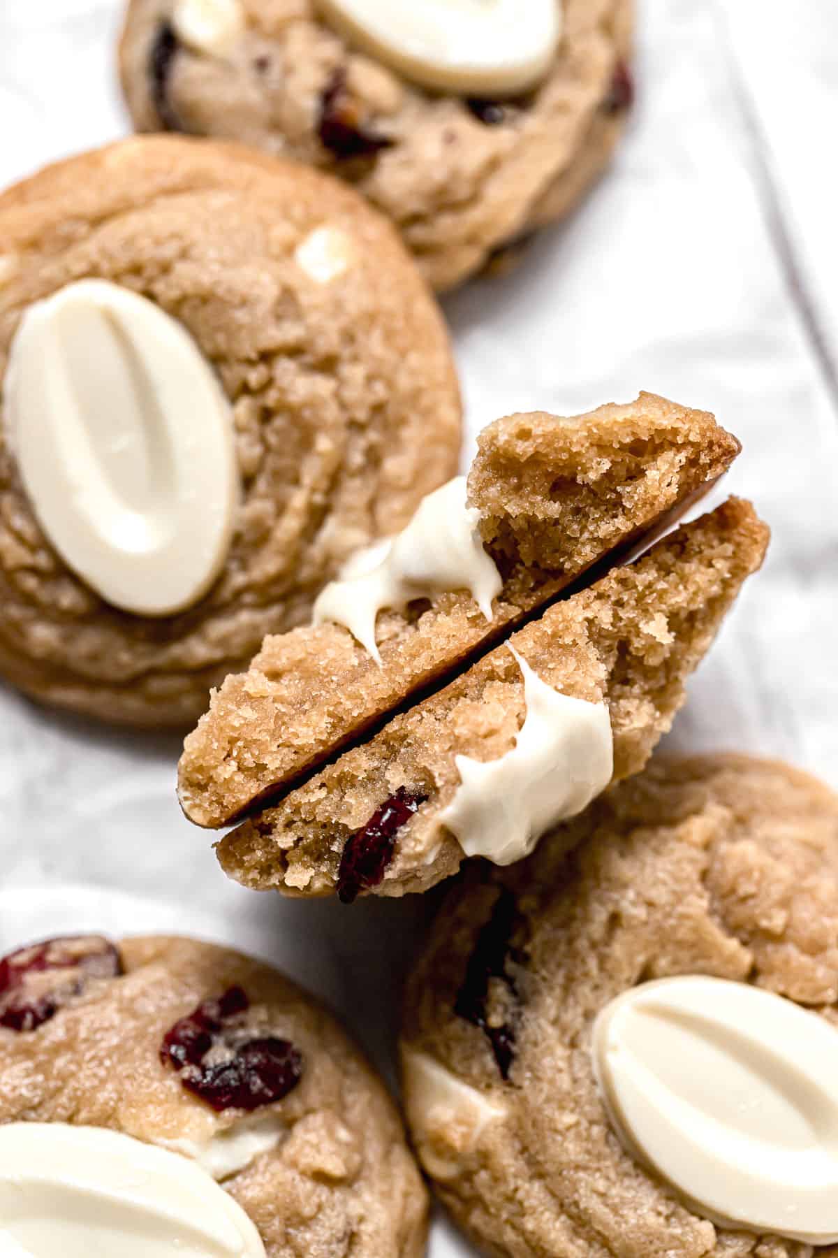 White Chocolate Cranberry Cookies