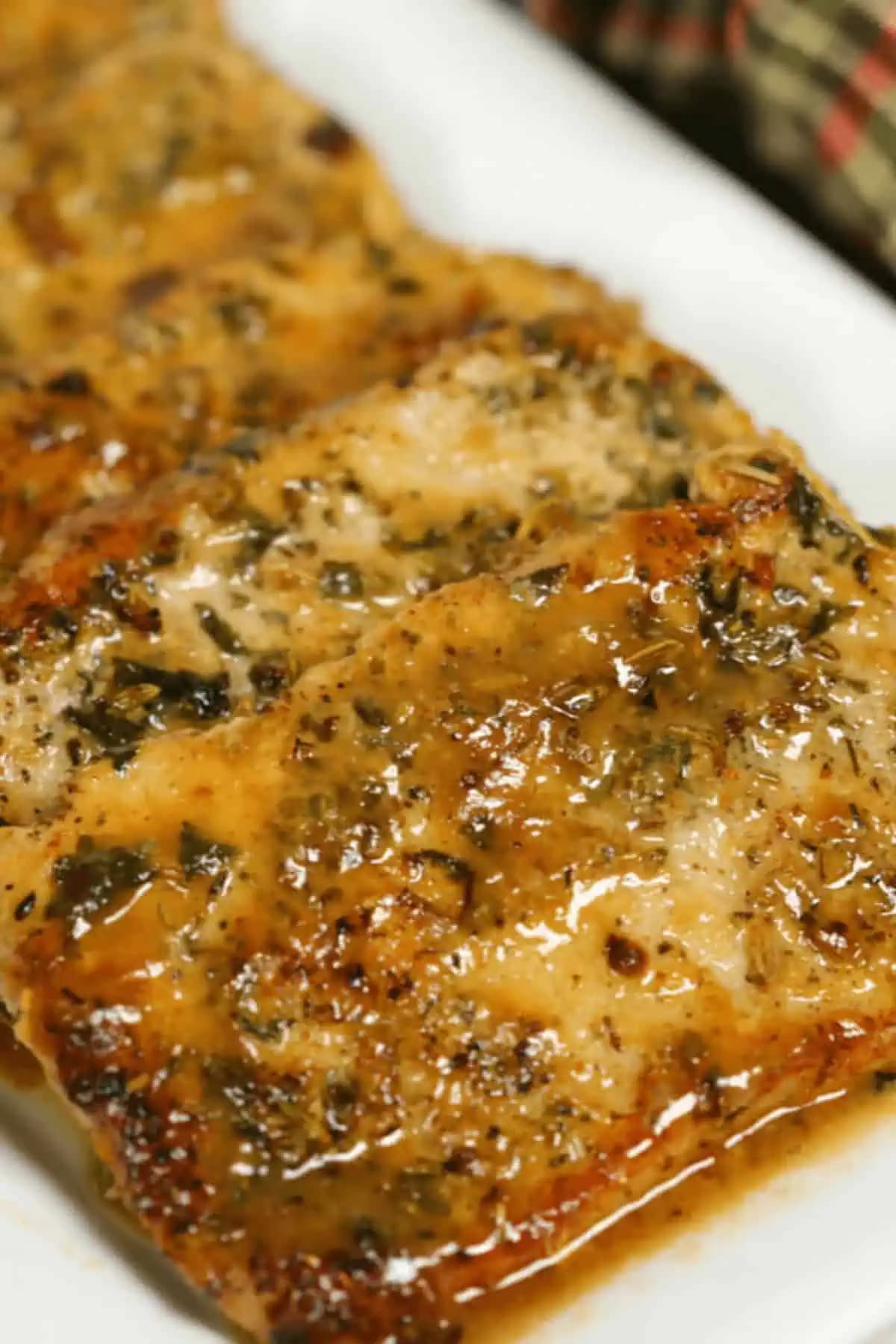 Italian Pan Seared Pork Chops