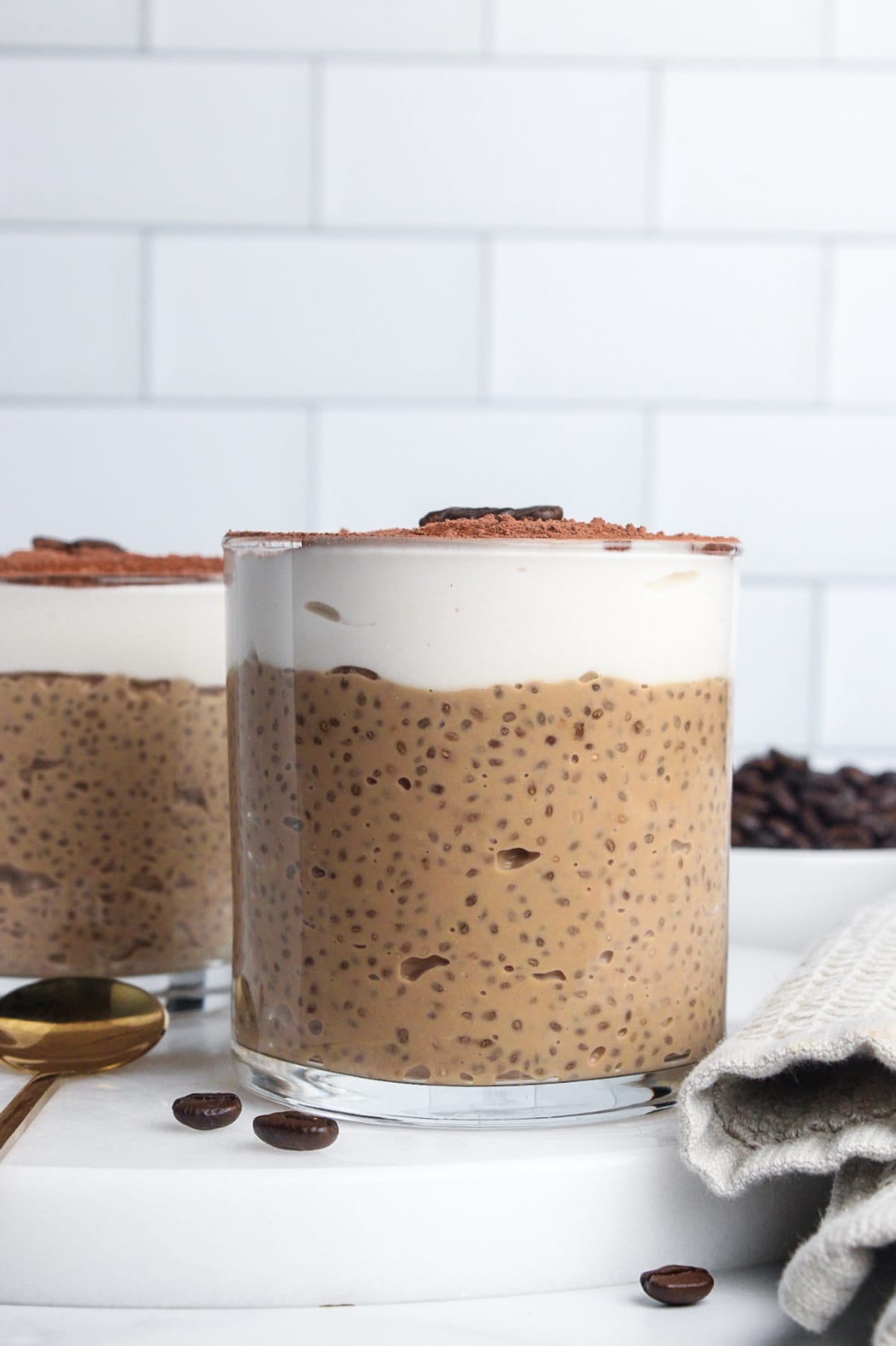 Tiramisu Chia Pudding