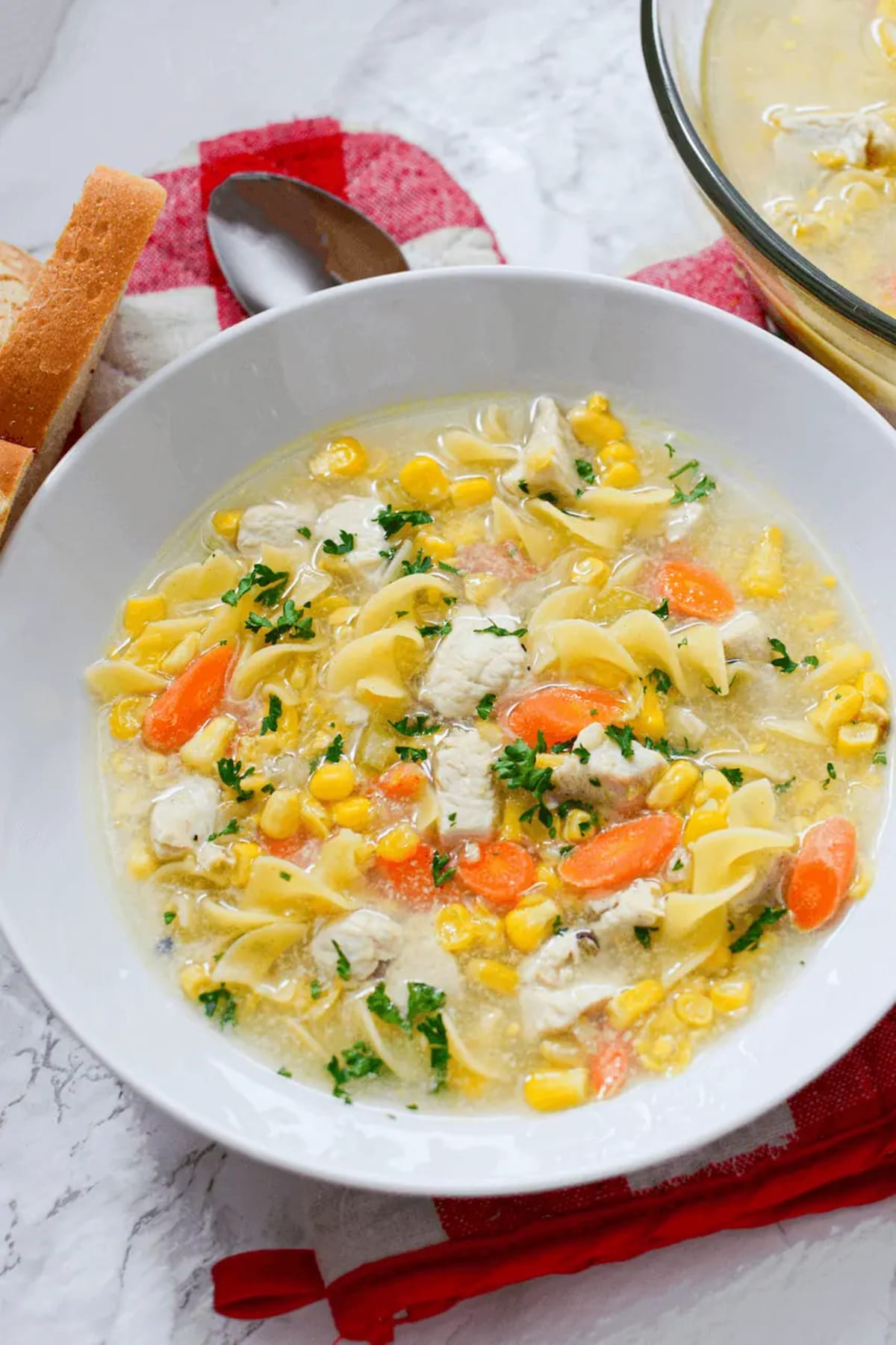 Chicken Corn Noodle Soup