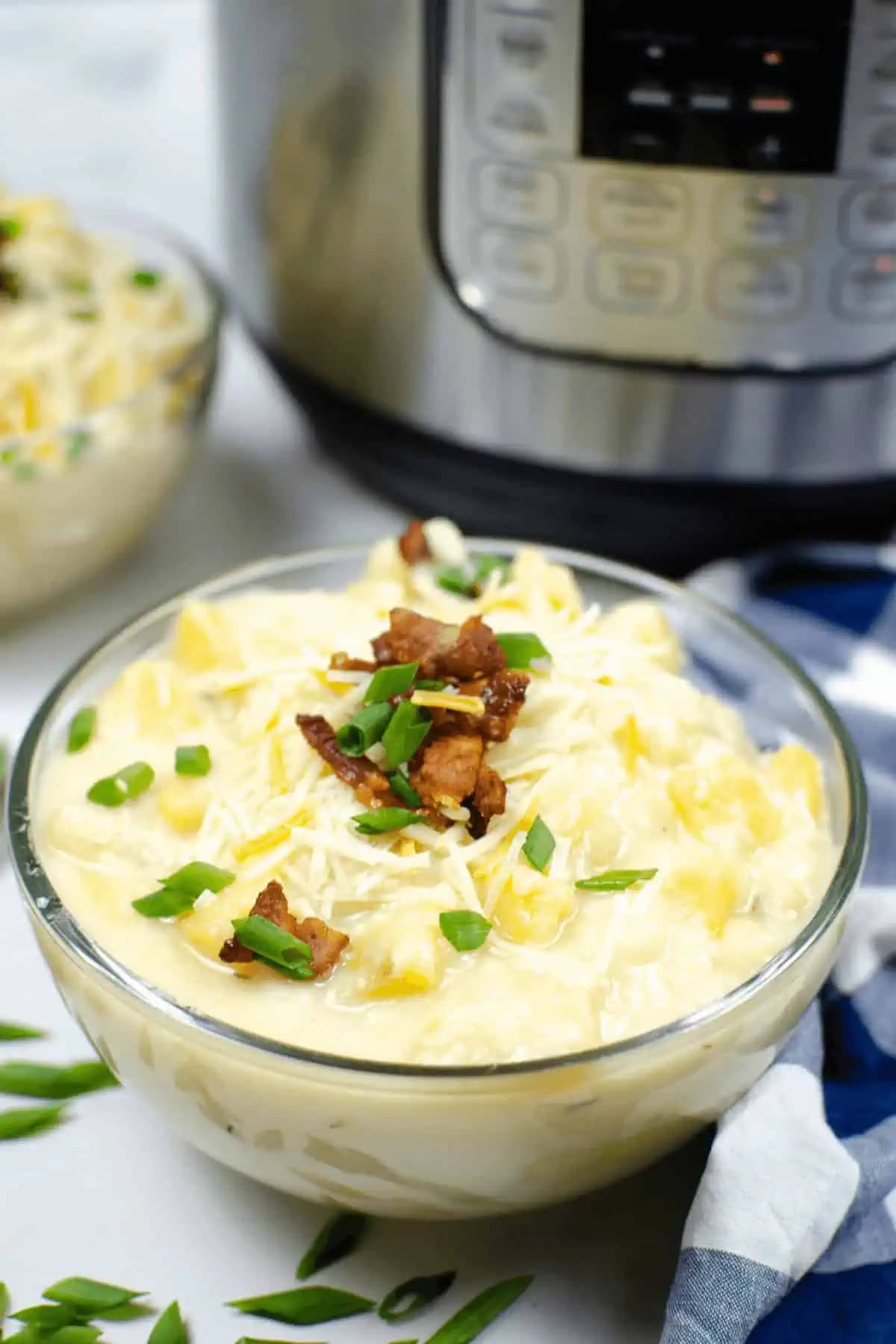 Instant Pot Loaded Potato Soup