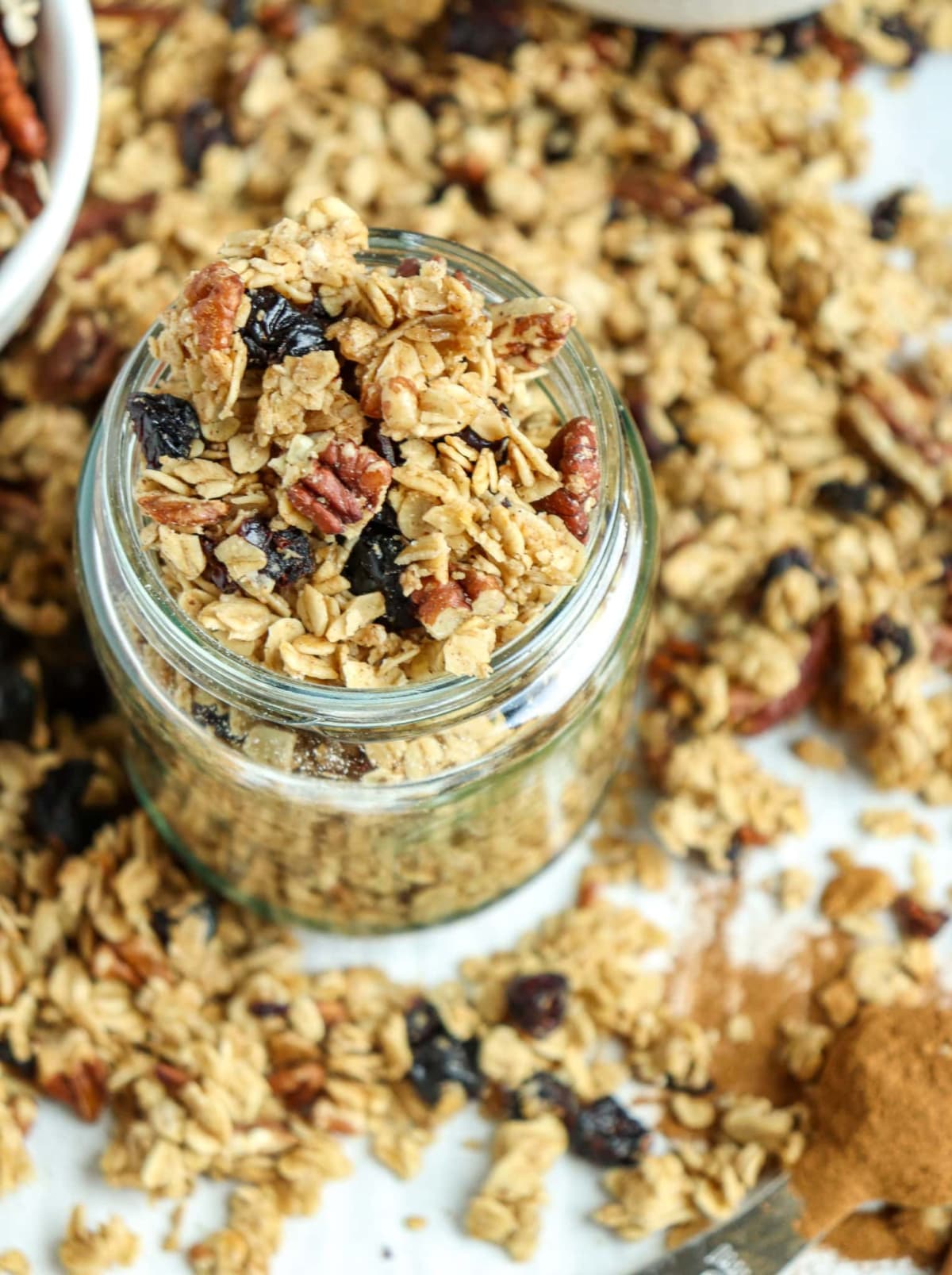 Cinnamon Cranberry Pecan Granola