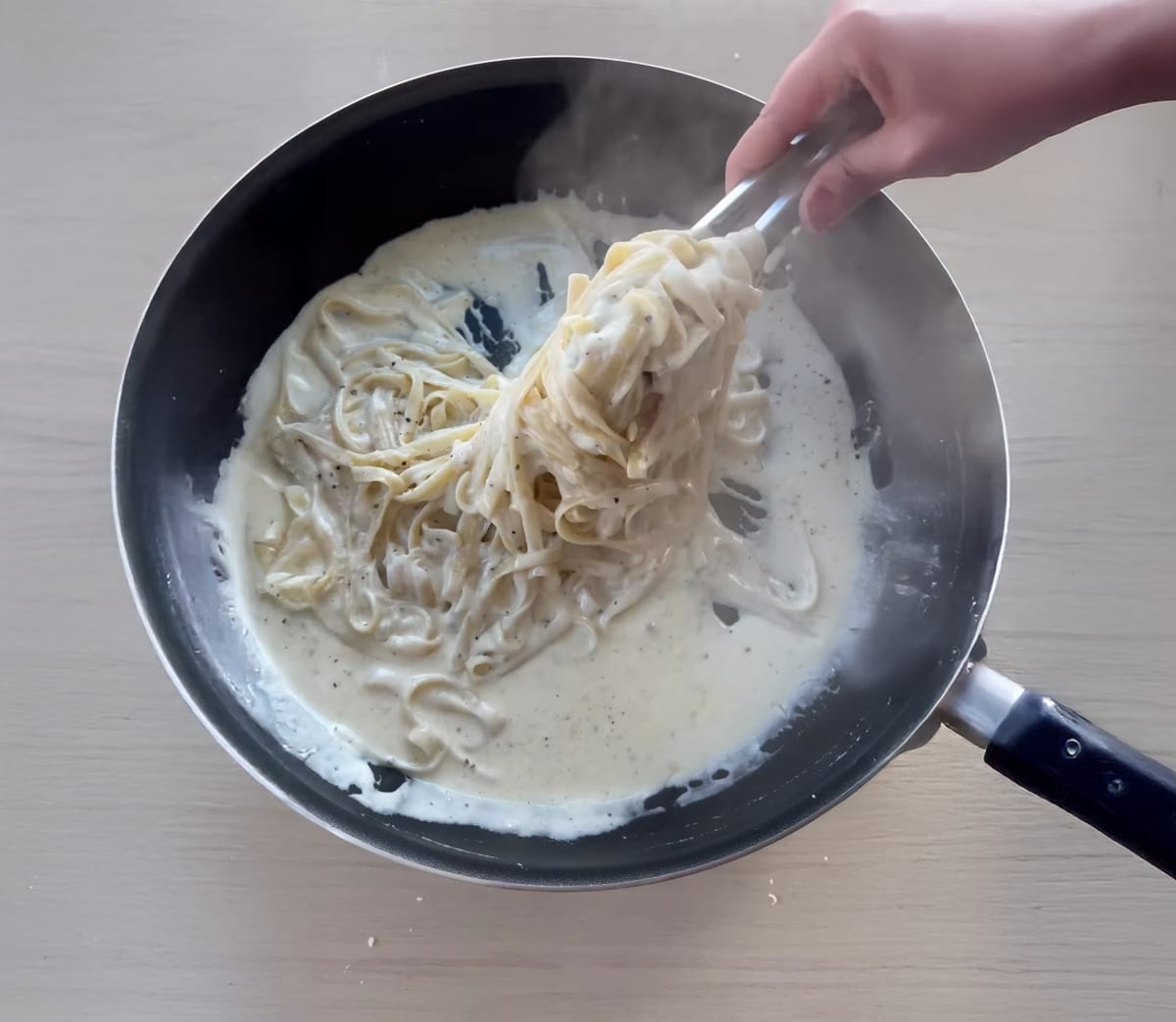 Cacio e Pepe Mac & Cheese in a Parmesan Bowl